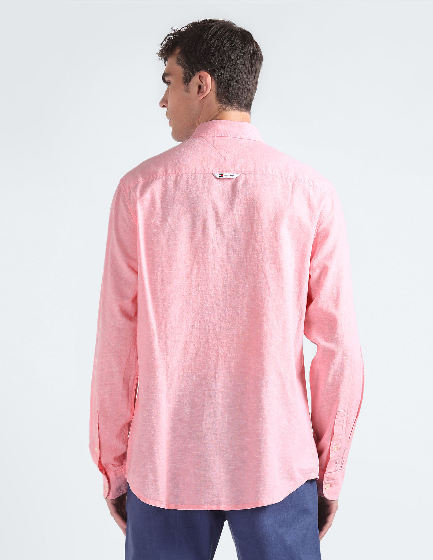 Tommy Hilfiger Chest Pocket Cotton Linen Shirt