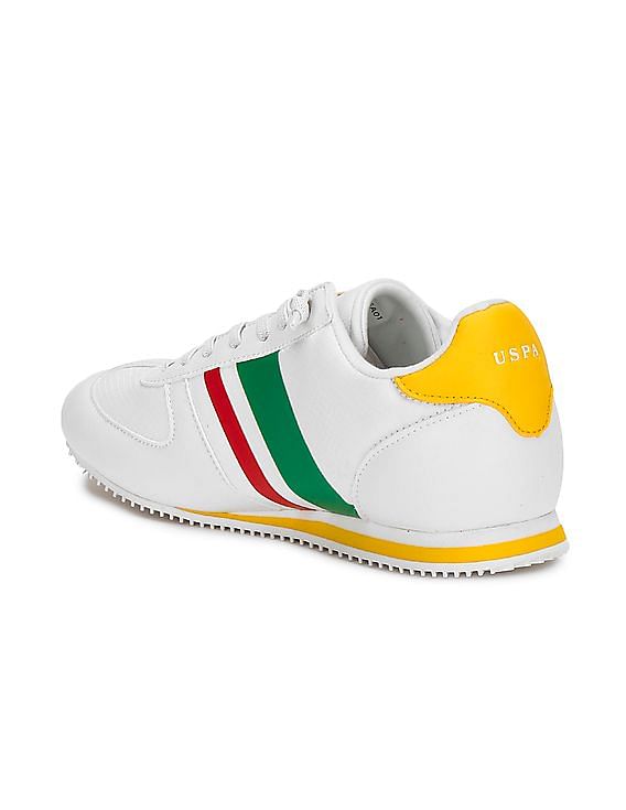 U.S. Polo Assn. Men Panelled Brand Stripe Nemsy Sneakers