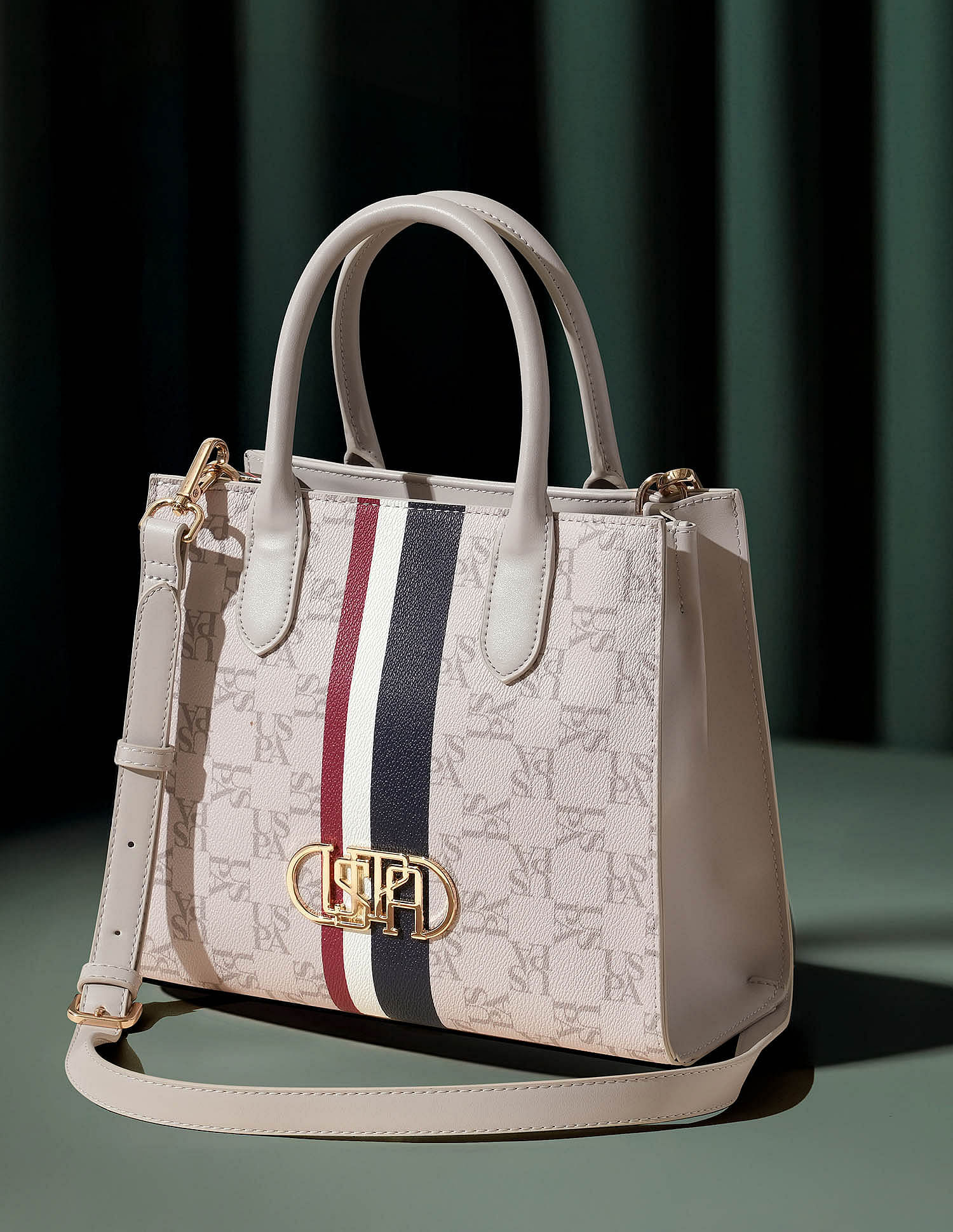 U.S. Polo Assn. Carol Monogram Satchel Bag