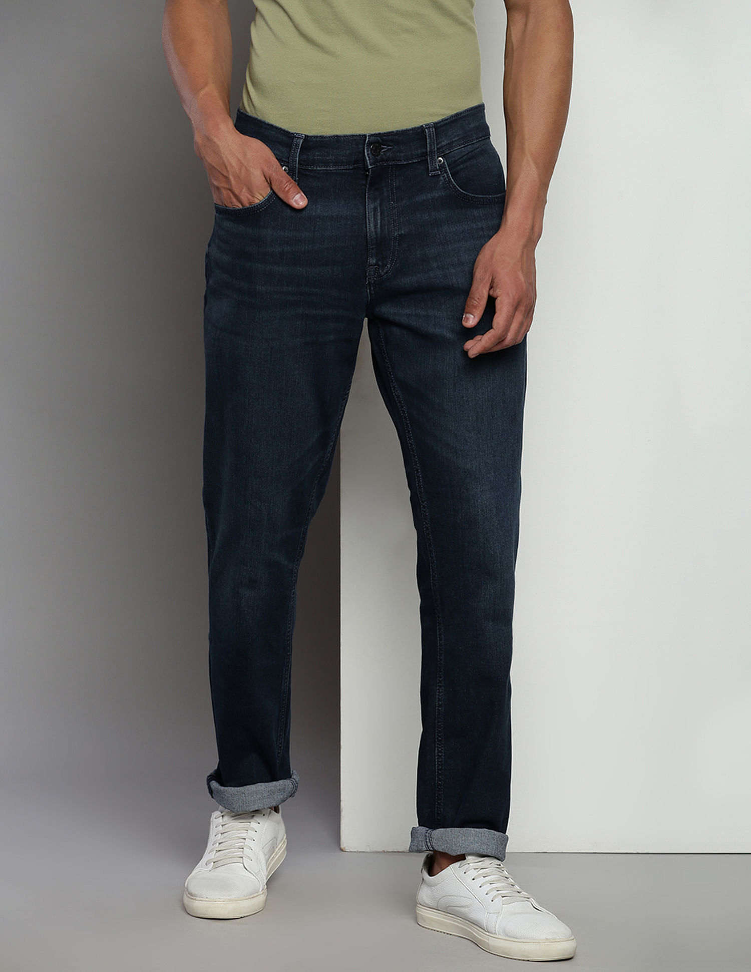 Tommy Hilfiger Ryan Straight Fit Stone Wash Jeans