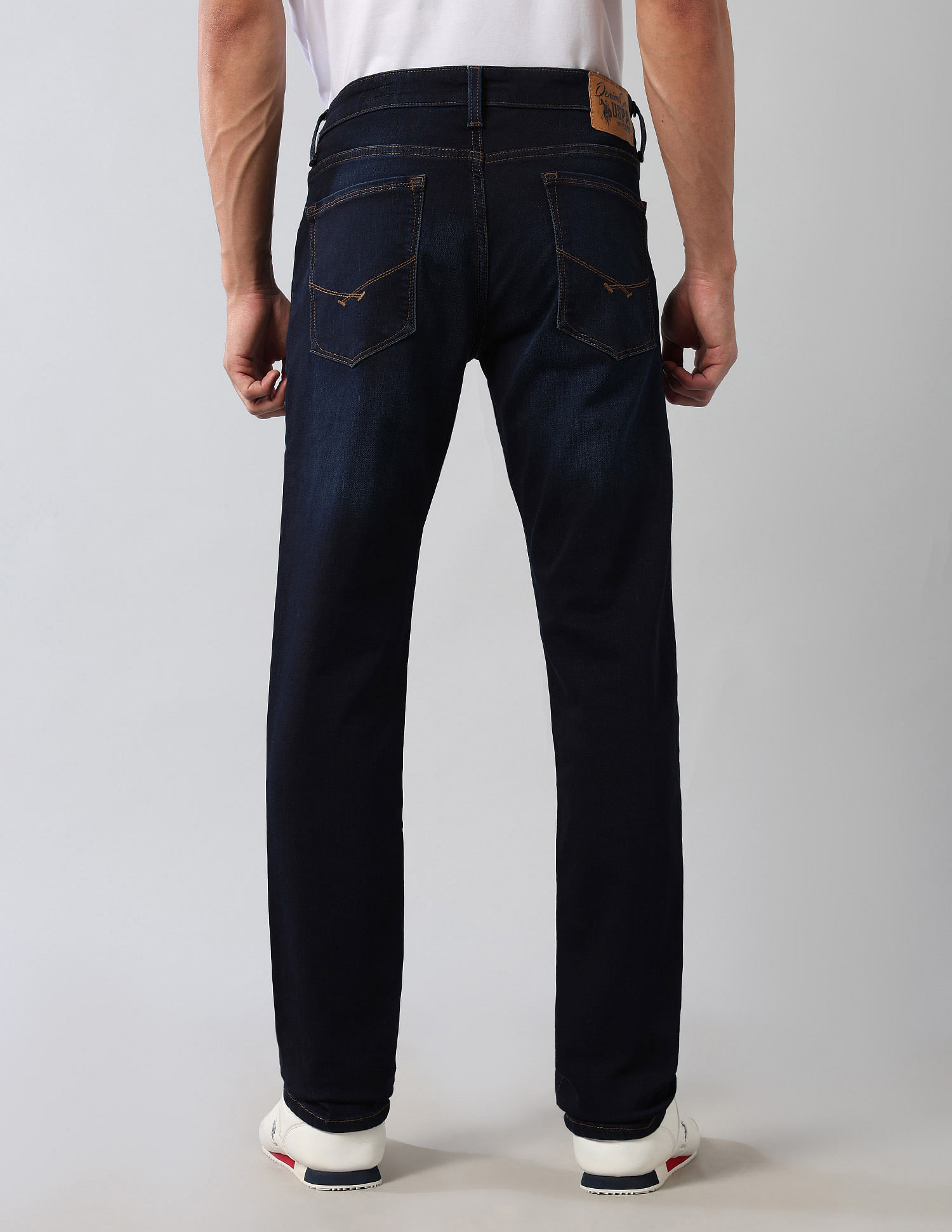 U.S. Polo Assn. Denim Co. Brandon Slim Tapered Fit Blue Ultra Soft Jeans