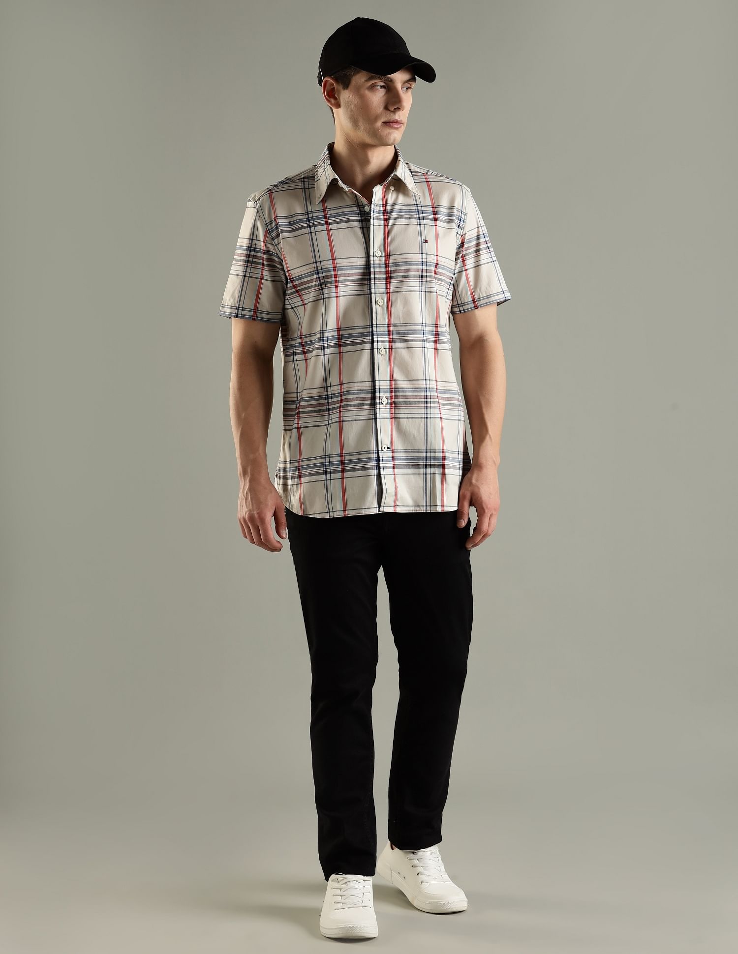 Tommy Hilfiger Checks Regular Fit Cotton Shirt