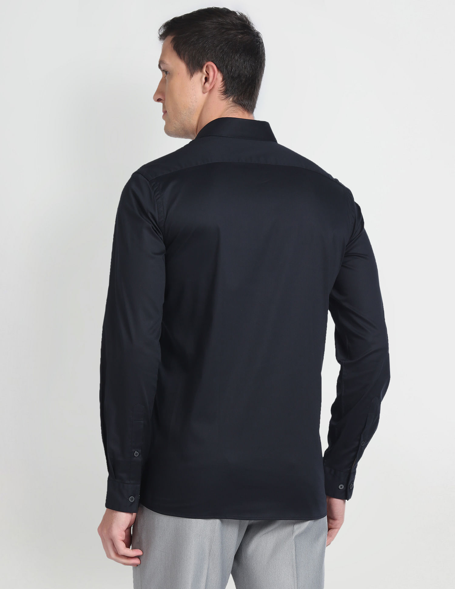 Arrow Newyork Cotton Twill Slim Formal Shirt