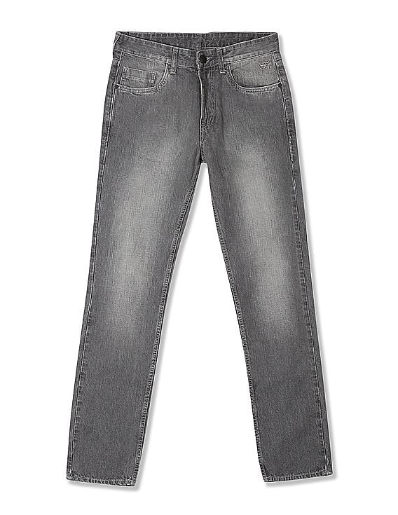 Flying Machine Slim Fit Stone Wash Jeans