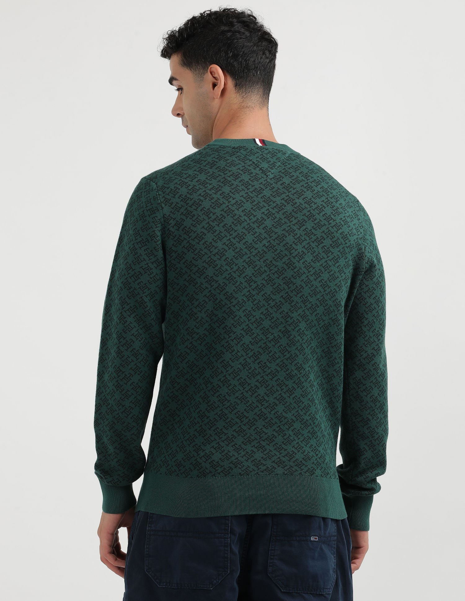 Tommy Hilfiger All Over Monogram Sweater