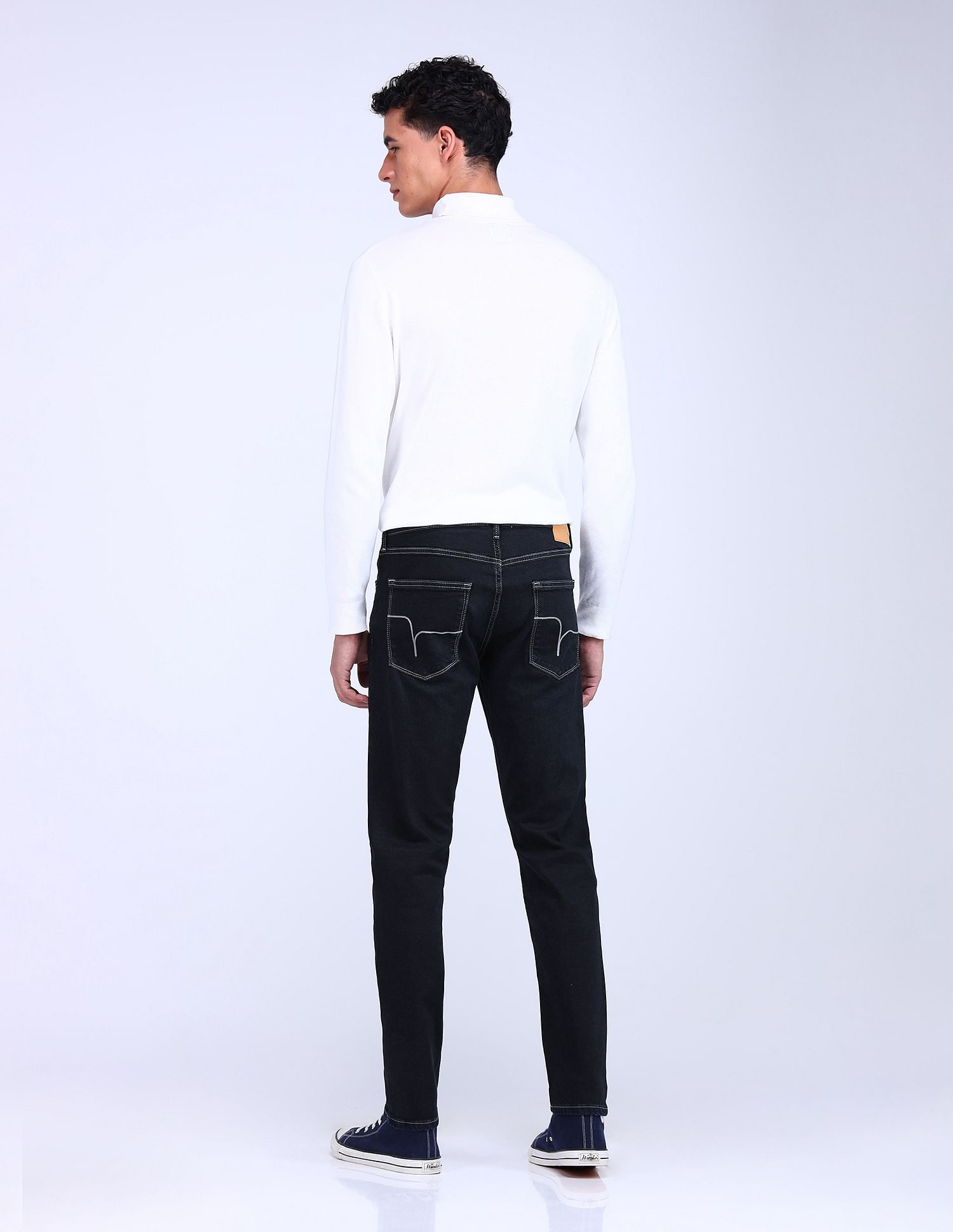 Flying Machine Slash Slim Tapered Jeans