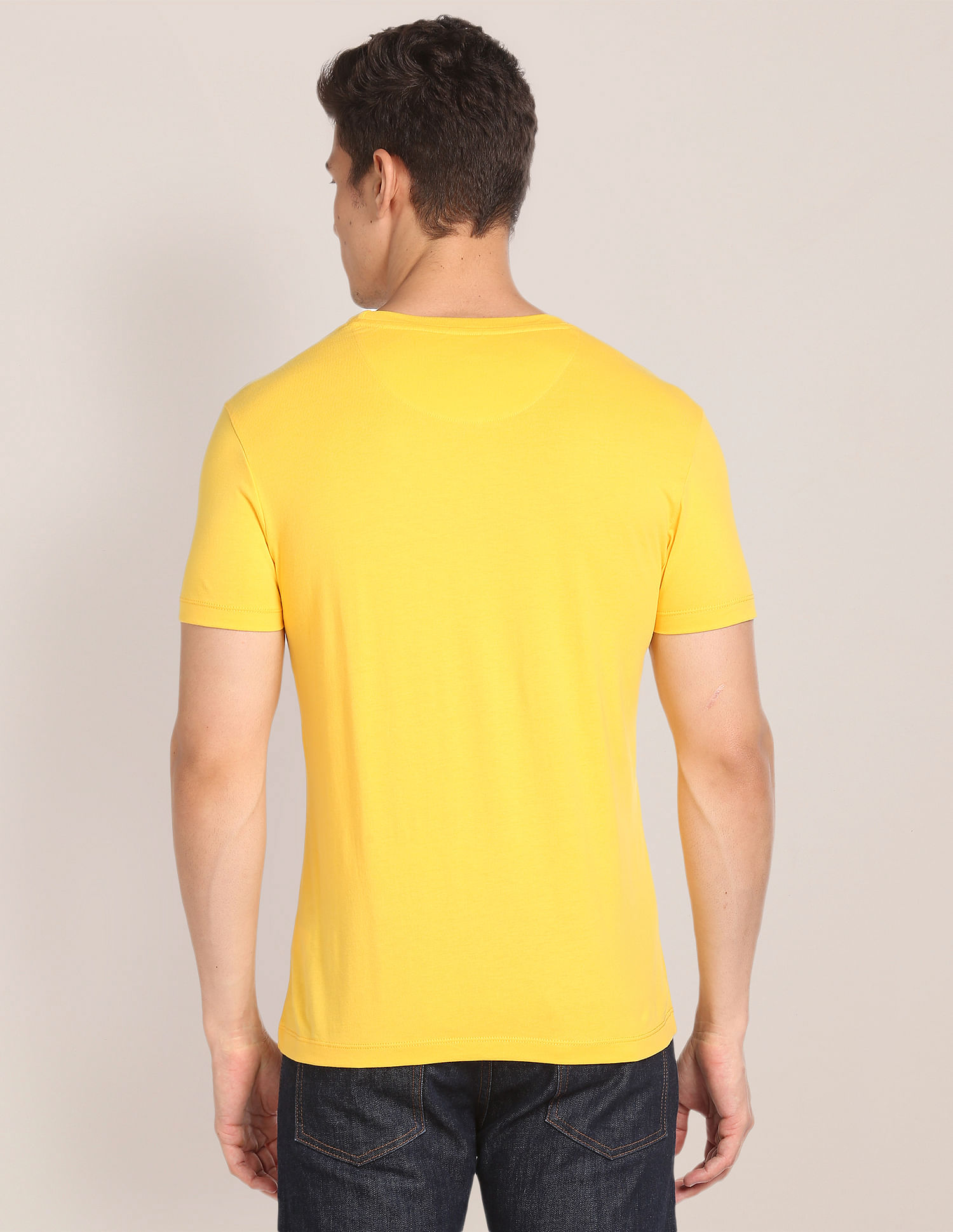 U.S. Polo Assn. Brand Print Cotton T-Shirt