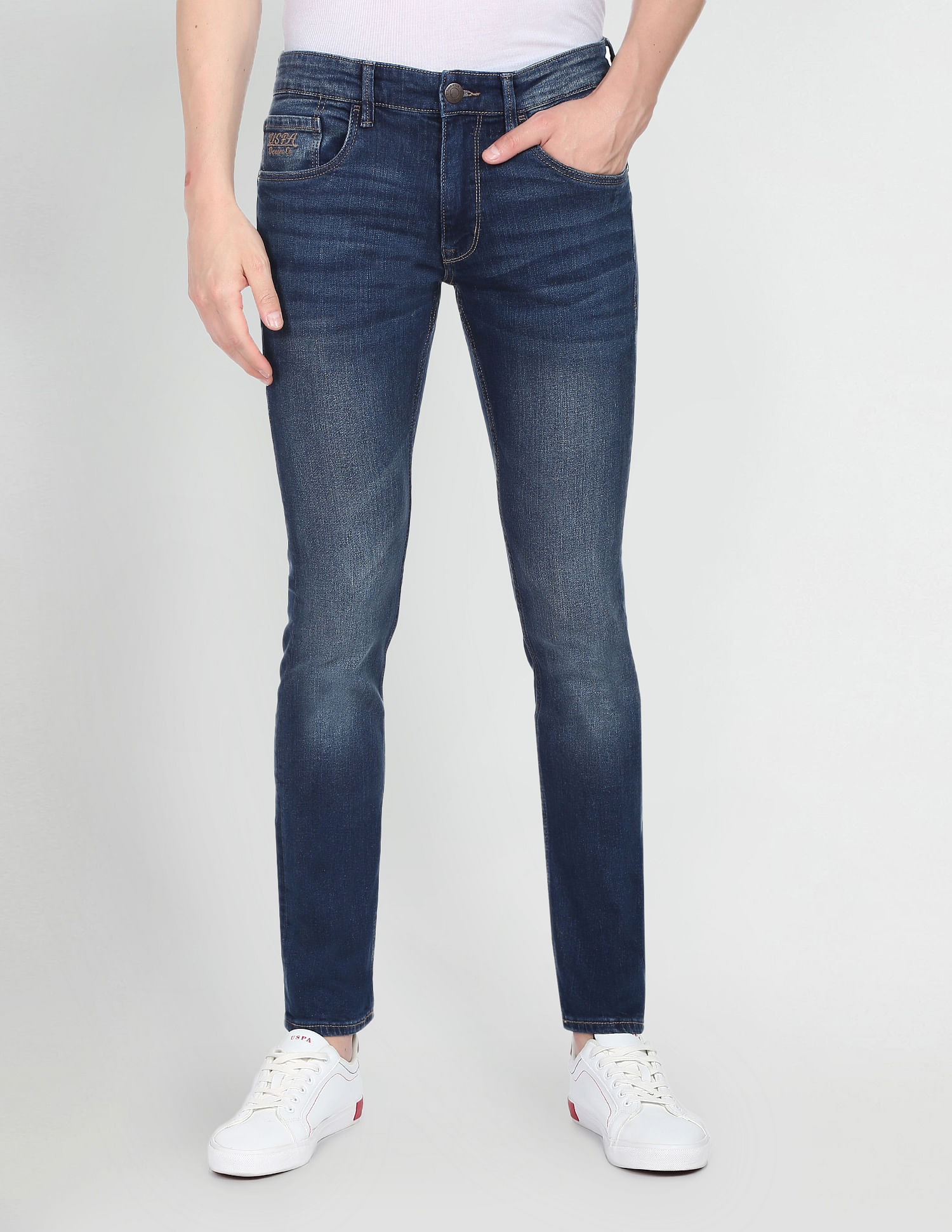 U.S. Polo Assn. Denim Co. Brandon Slim Tapered Fit Blue Jeans