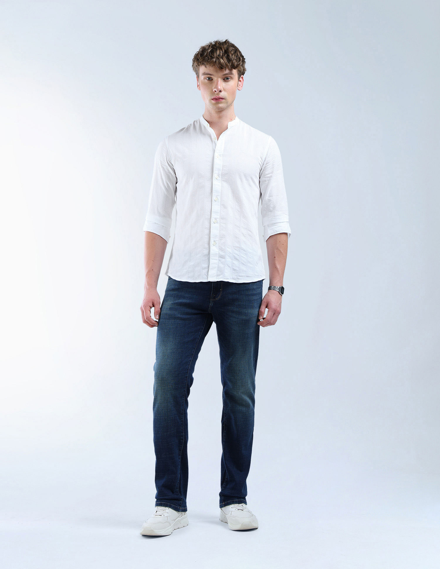 Flying Machine Pure Cotton Color Of Home Shirt