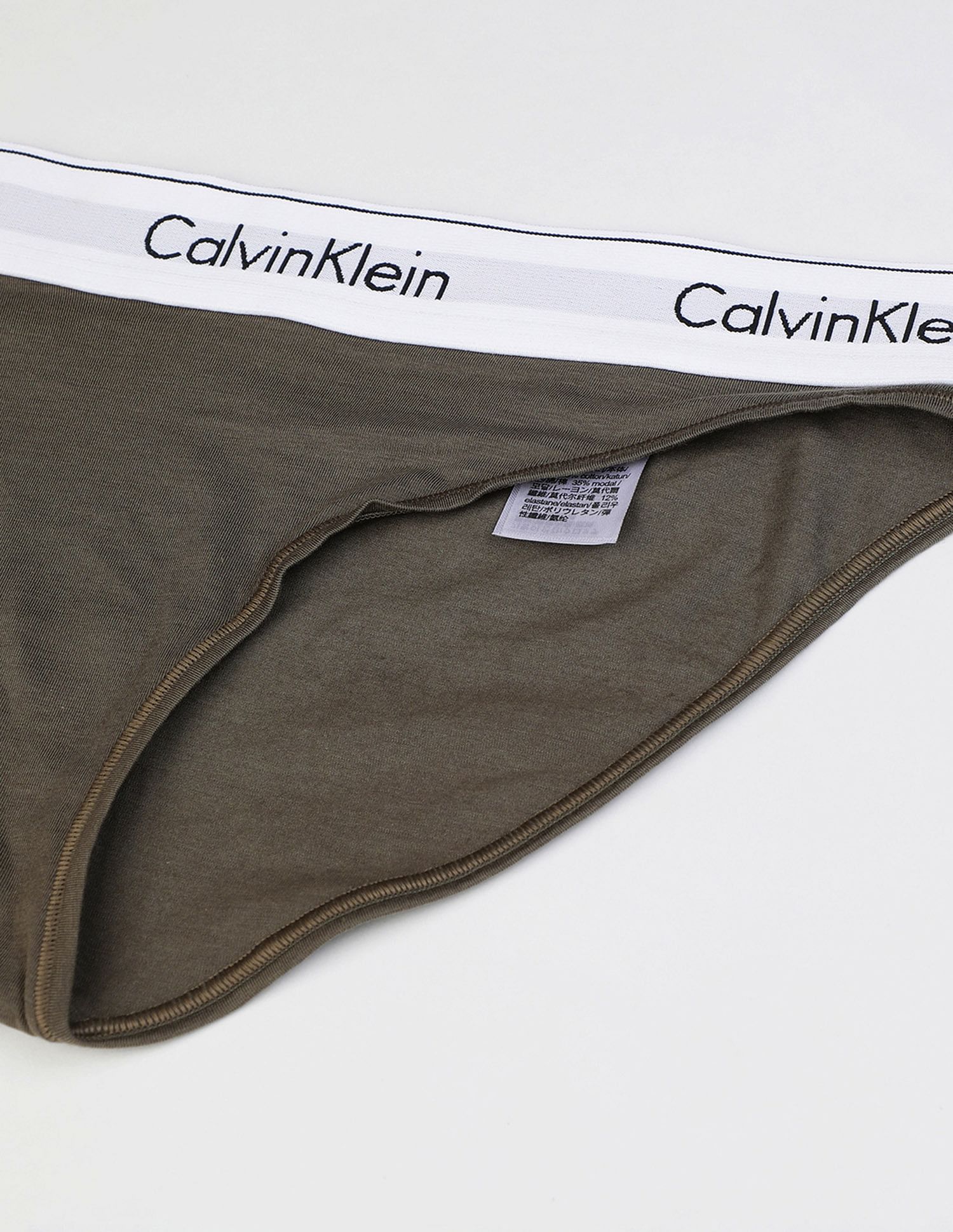 Calvin Klein Underwear Solid Mid Rise Bikini