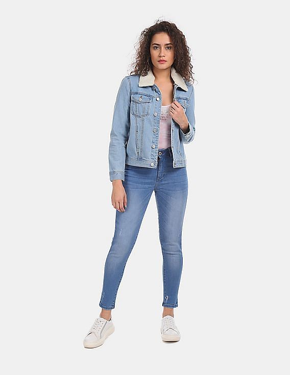 Flying Machine Women Veronica Skinny Fit High Rise Jeans