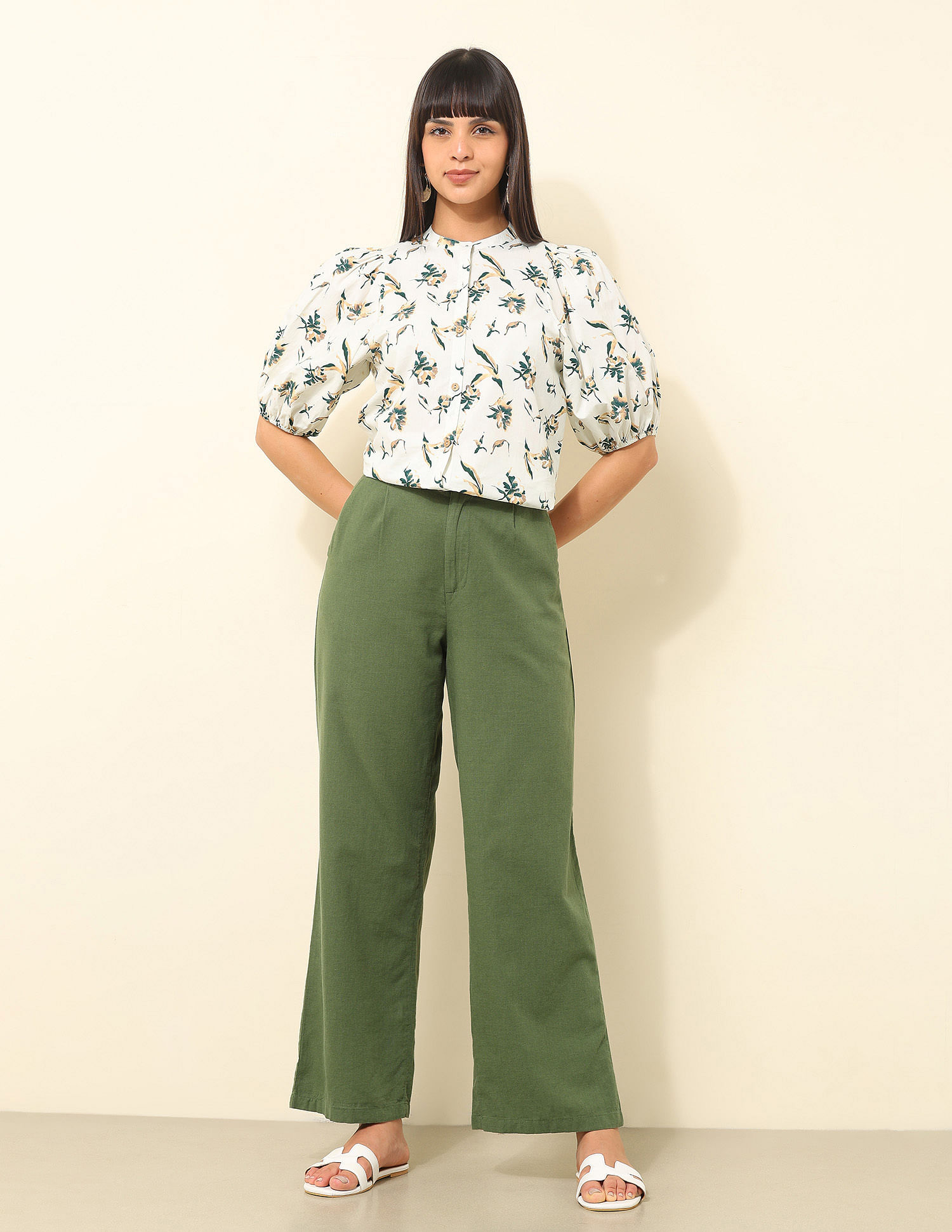 U.S. Polo Assn. Women Floral Printed Regular fit Shirt