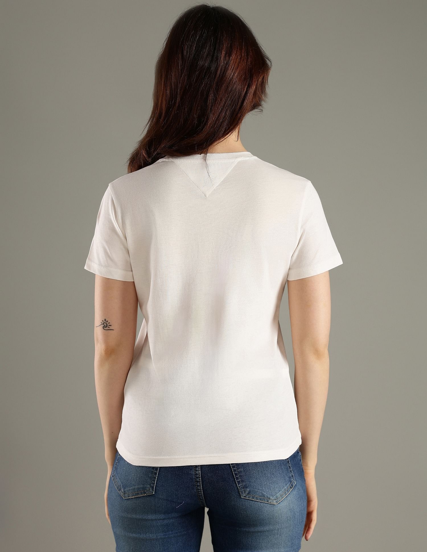Tommy Hilfiger Logo Regular Fit Cotton T-Shirt