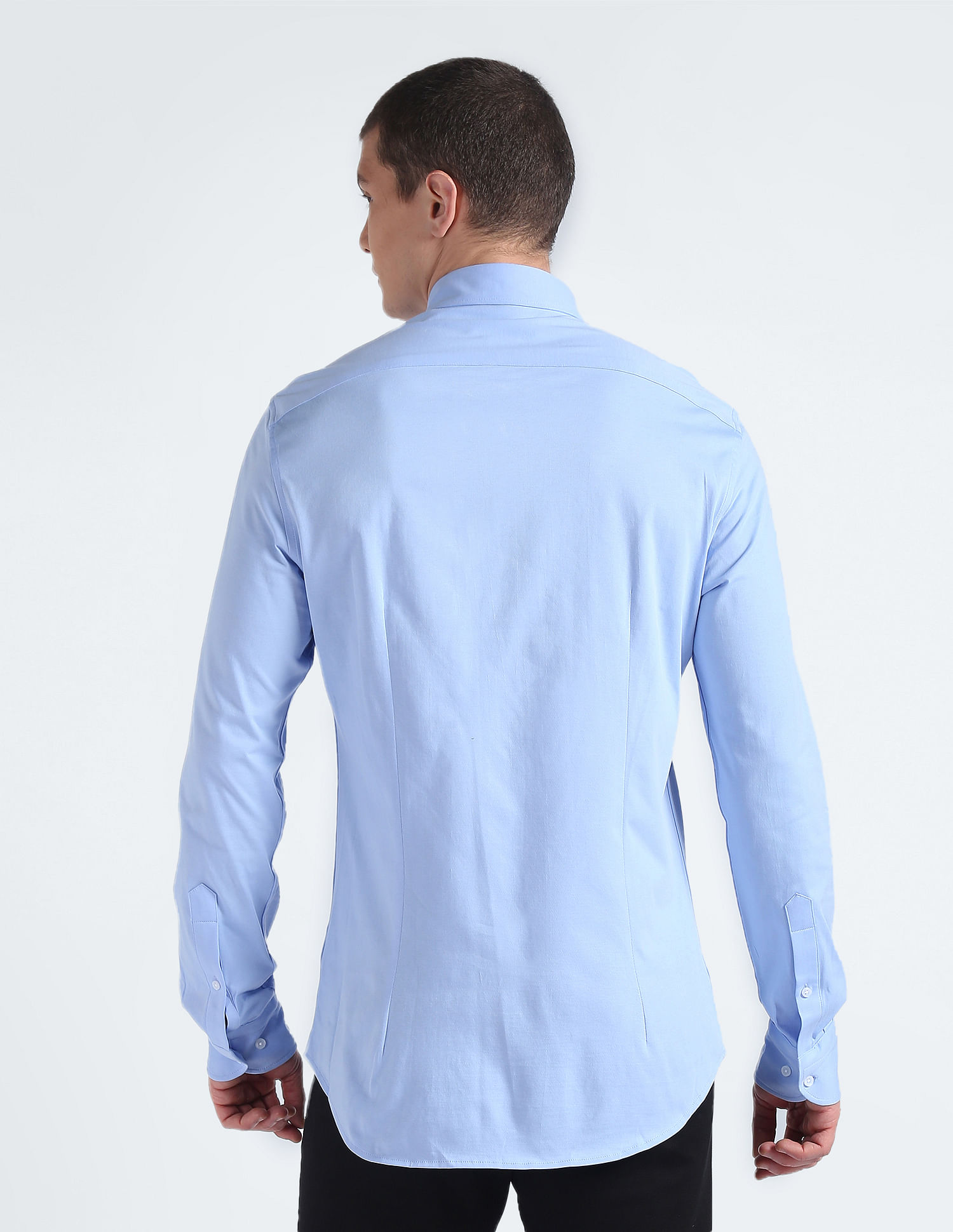 Tommy Hilfiger Cotton Solid Jersey Knit Shirt
