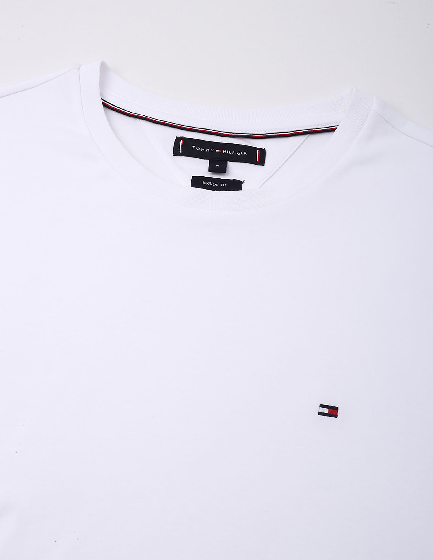 Tommy Hilfiger Solid Regular-Fit Cotton T-Shirt