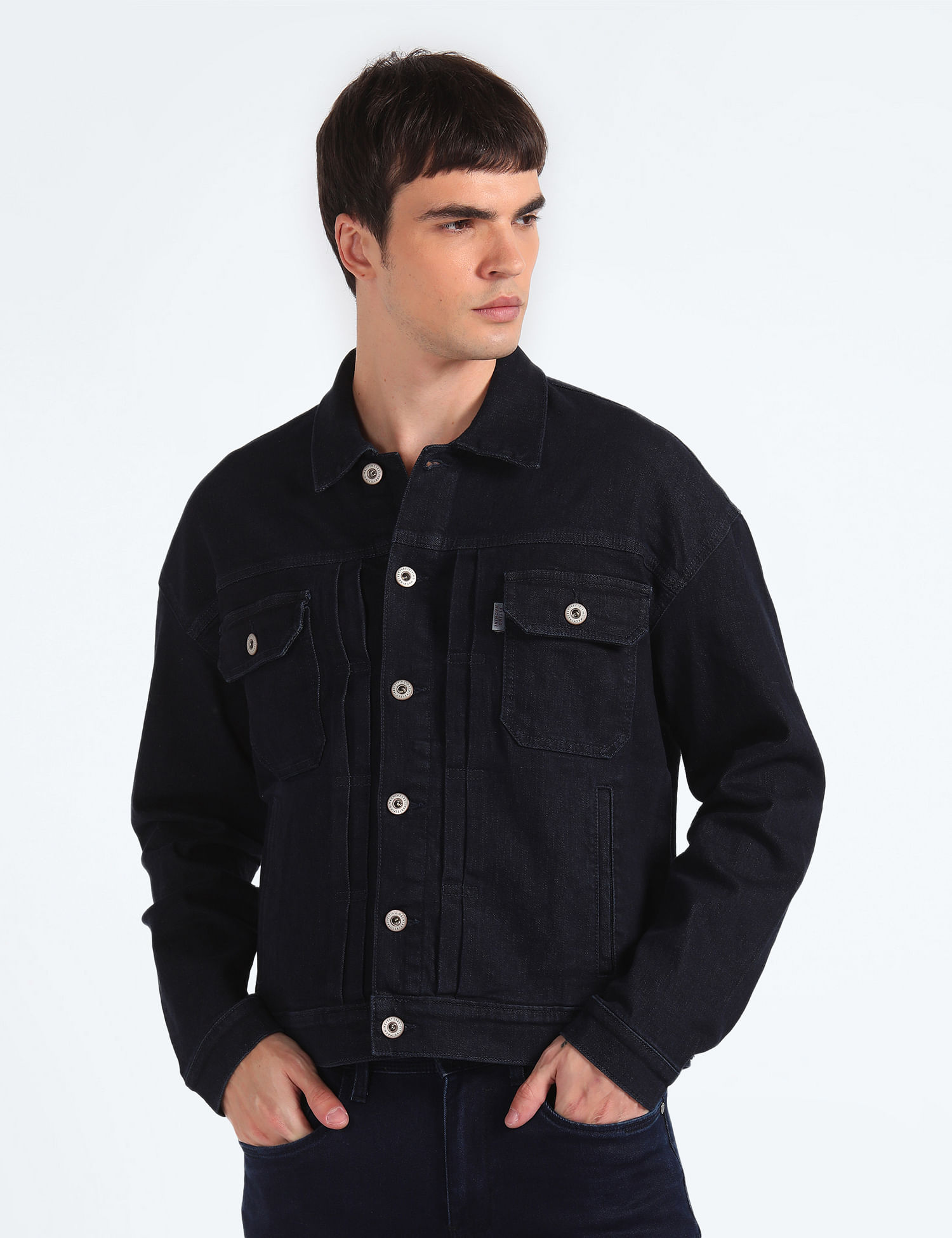 Flying Machine Oversized Denim Jacket