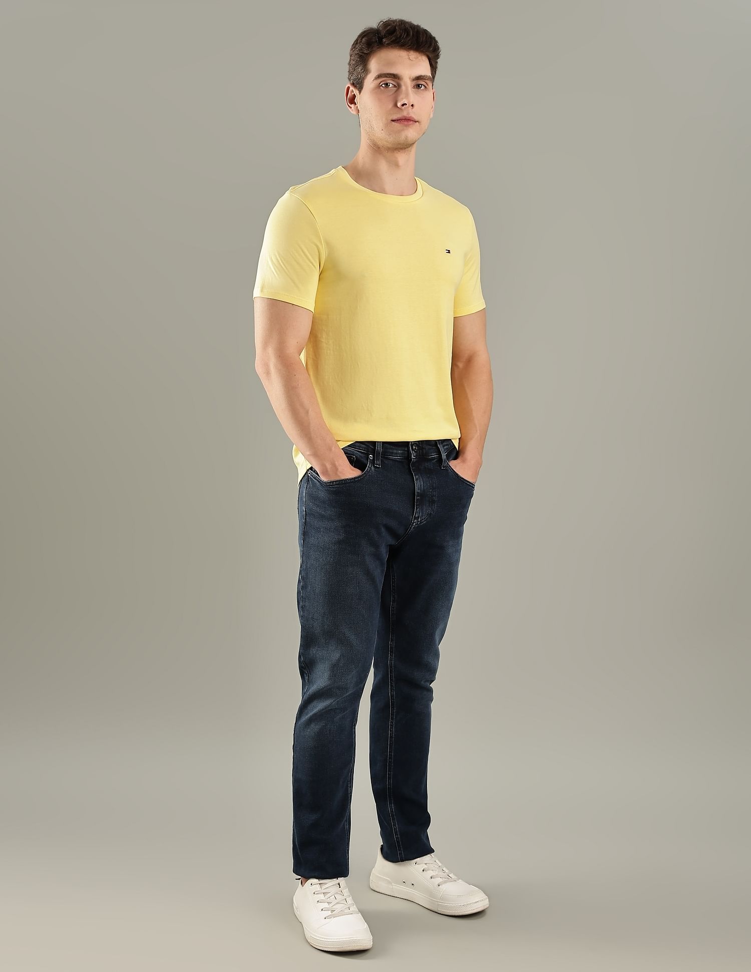 Tommy Hilfiger Solid Regular-Fit Cotton T-Shirt