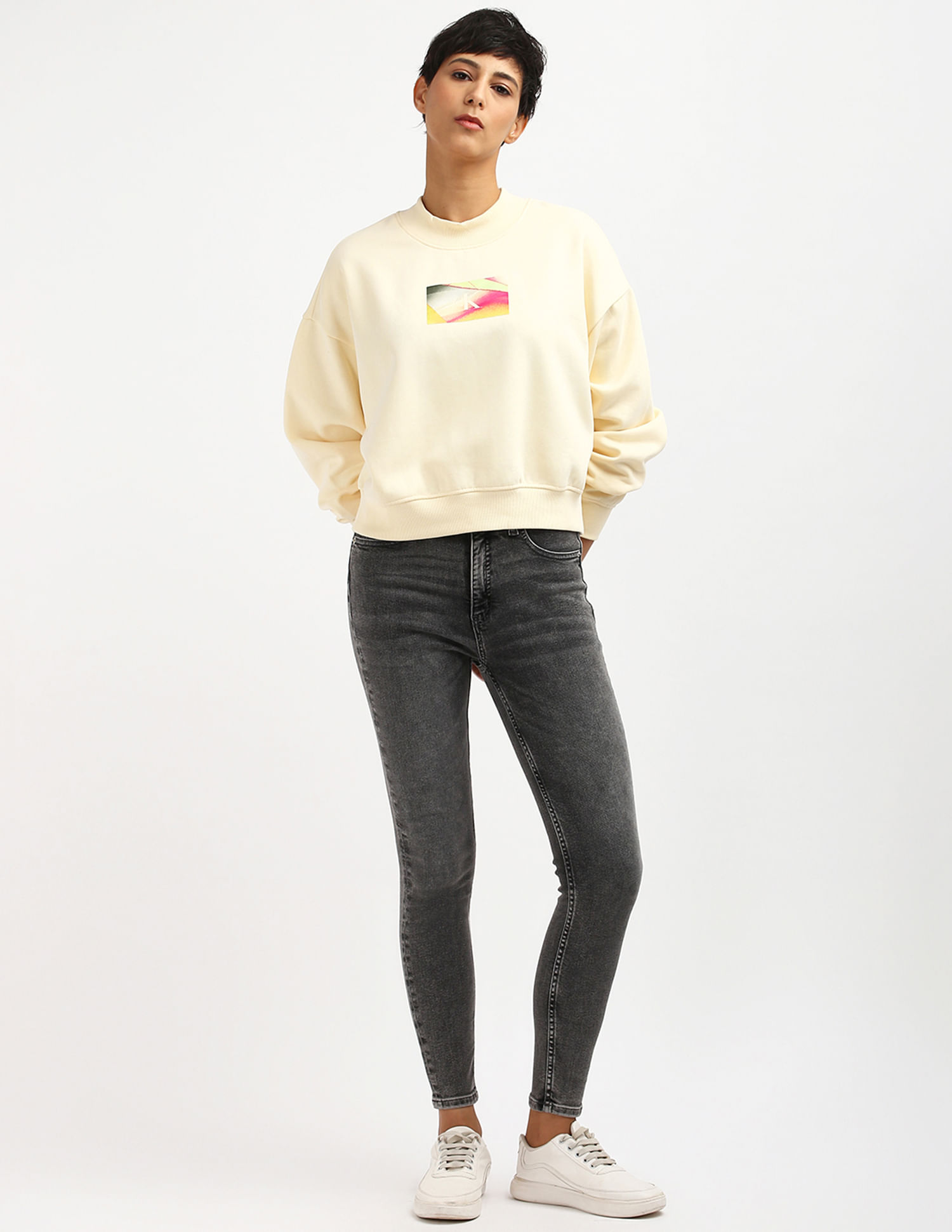 Calvin Klein High Rise Super Skinny Fit Jeans