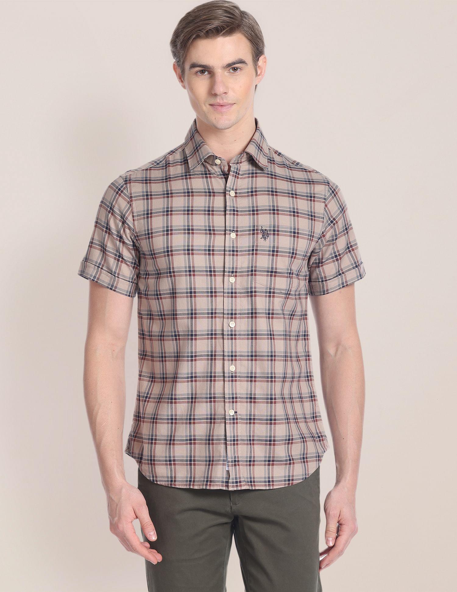 U.S. Polo Assn. Tartan Check Short Sleeve Shirt