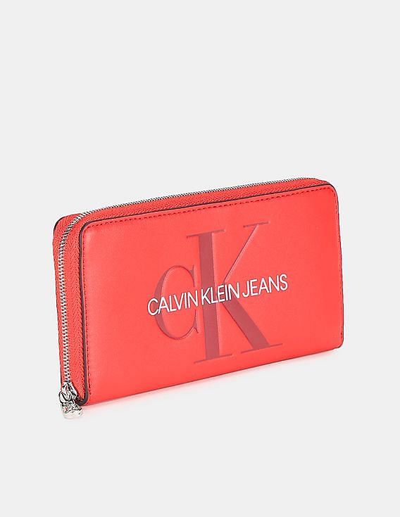 Calvin klein wallet red fashion