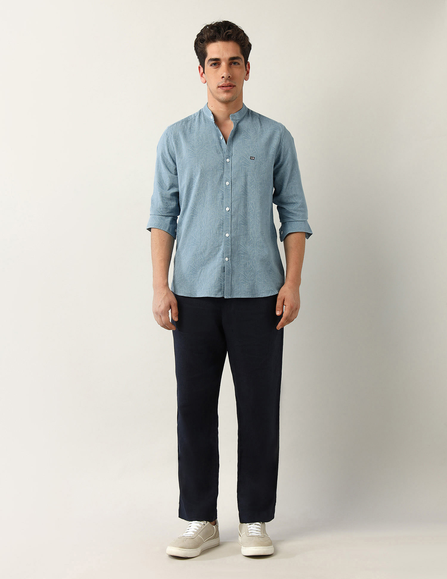 Arrow Sport Abstract Printed Dobby Shirt