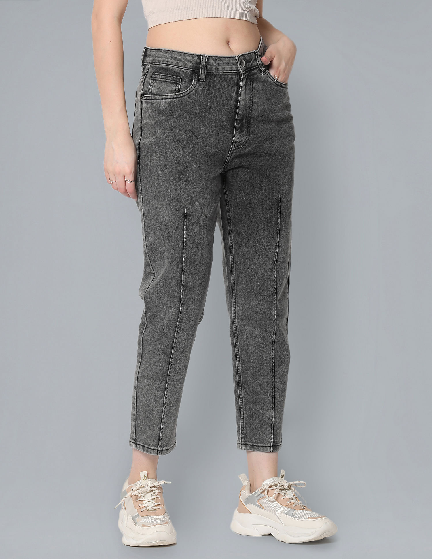 Buy Flying Machine Women High Rise Mom Fit Jeans - NNNOW.com