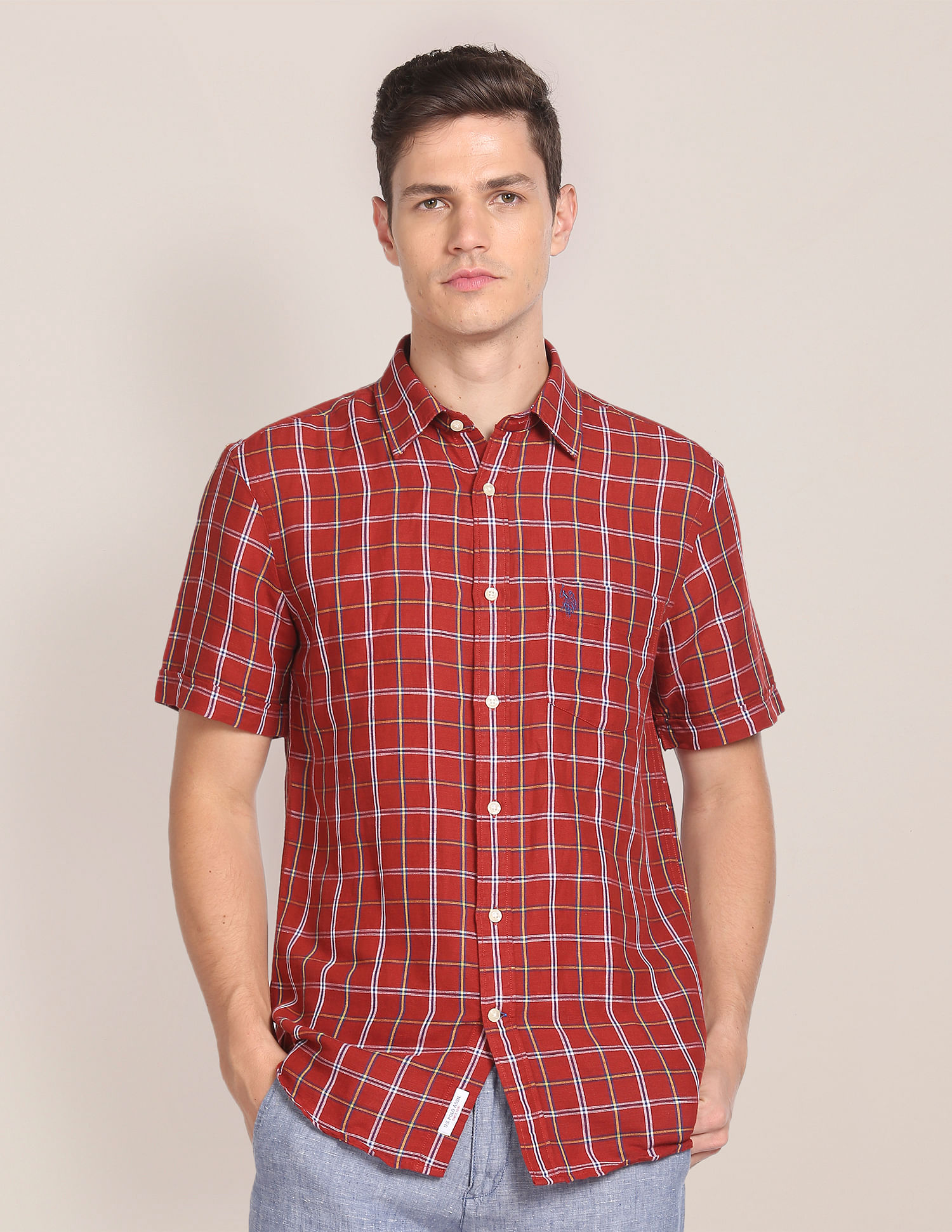 U.S. Polo Assn. Dupplin Check Casual Shirt