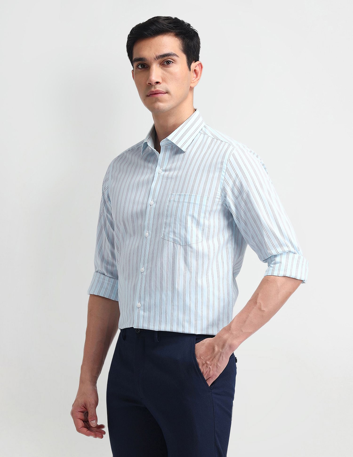 Arrow Manhattan Slim Fit Oxford Shirt
