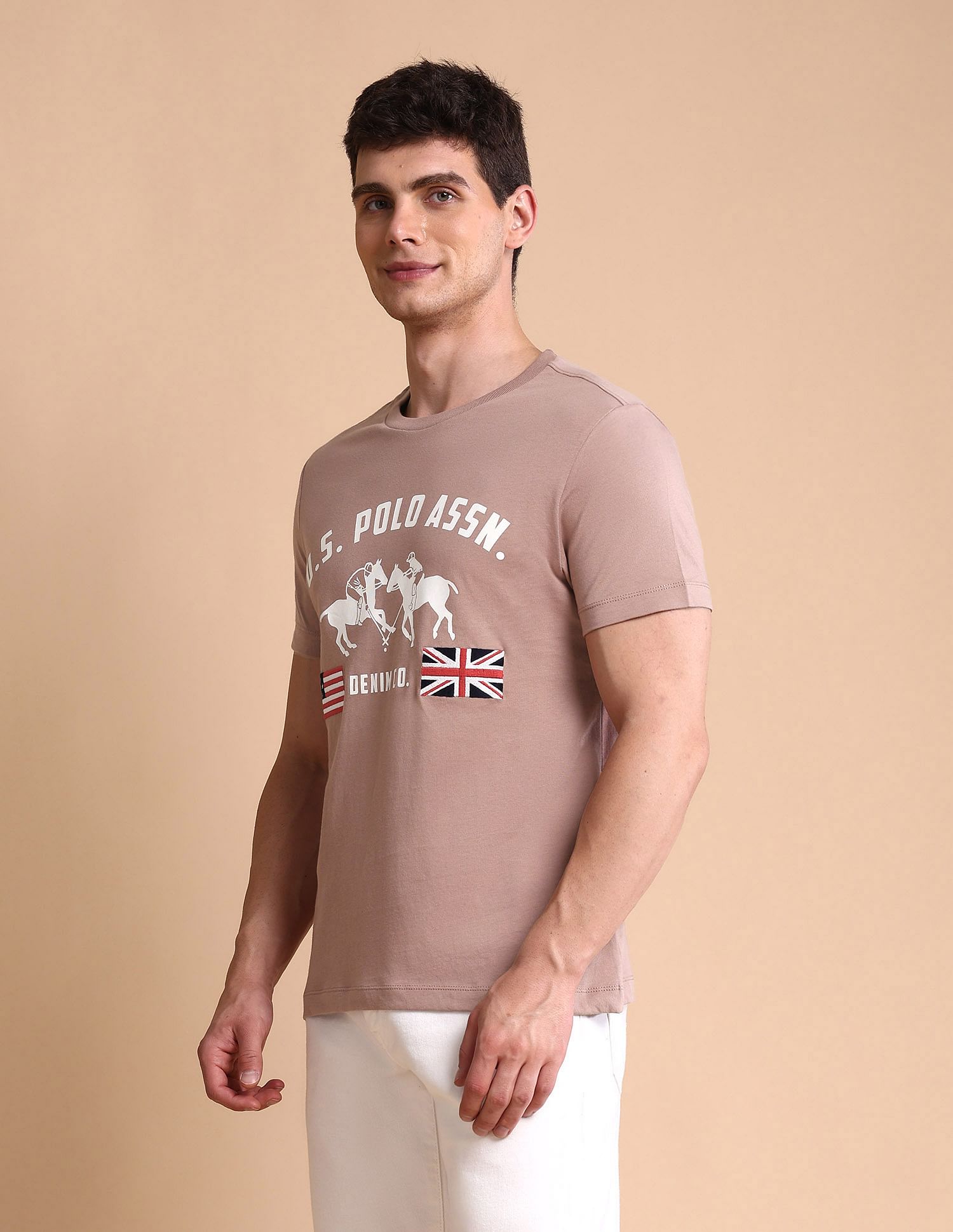 U.S. Polo Assn. Denim Co. Brand Printed Muscle Fit T-Shirt