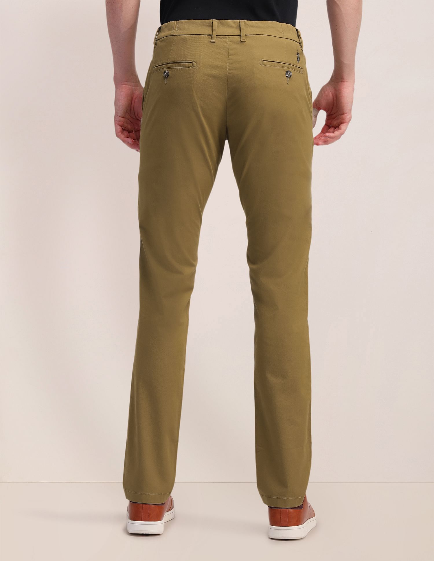 U.S. Polo Assn. Denver Slim Fit Mid Rise Trousers