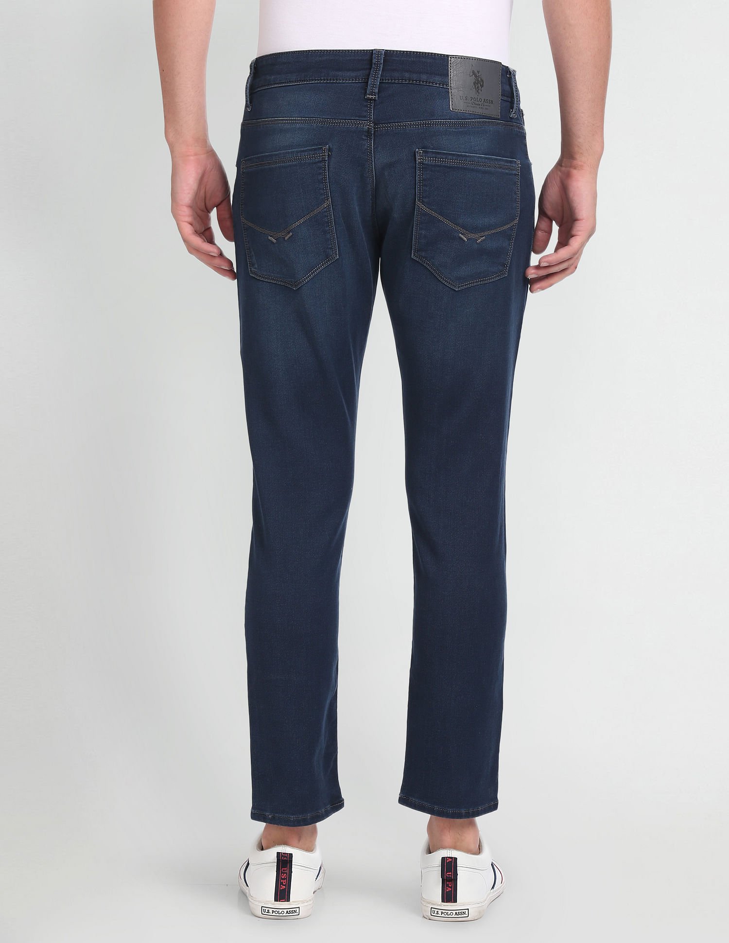 U.S. Polo Assn. Denim Co. Henry Cropped Fit Blue Jeans