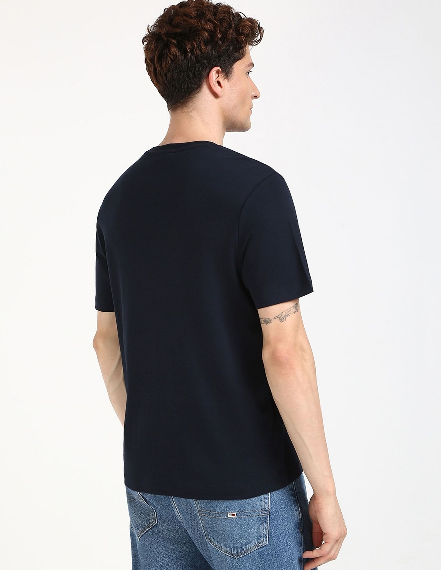Tommy Hilfiger Solid Regular-Fit Cotton T-Shirt
