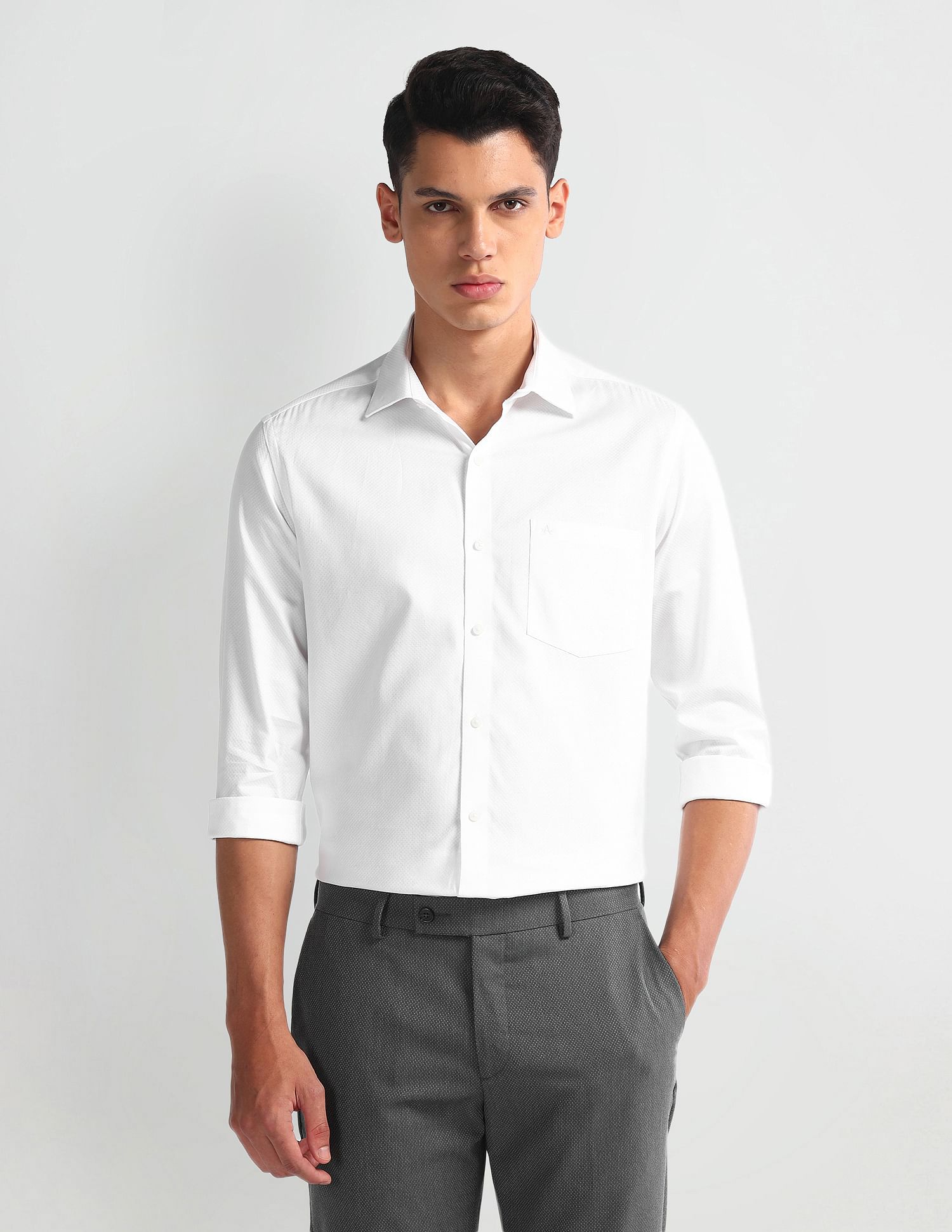 Arrow Manhattan Slim Cotton Shirt