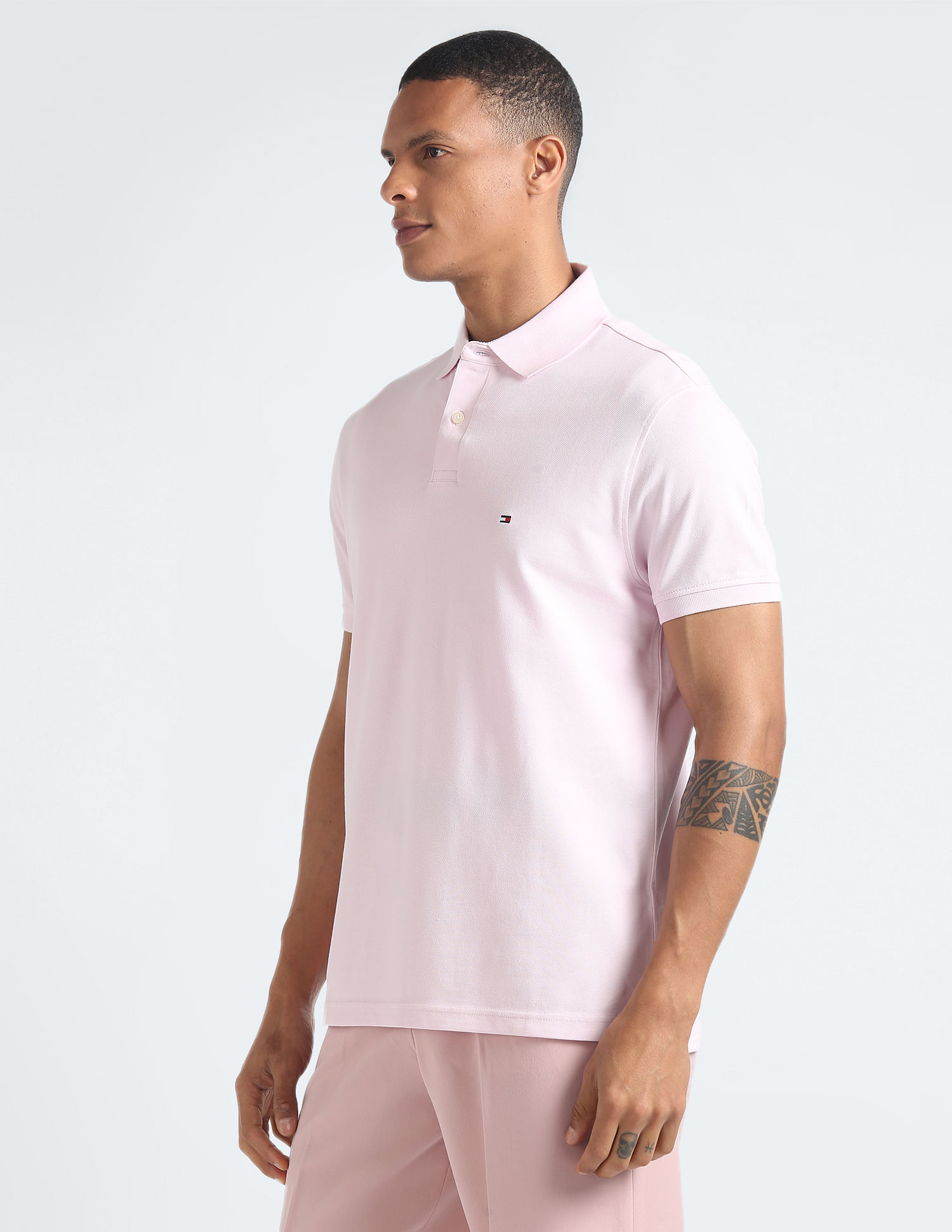 Tommy Hilfiger 1985 Organic Cotton Solid Polo Shirt