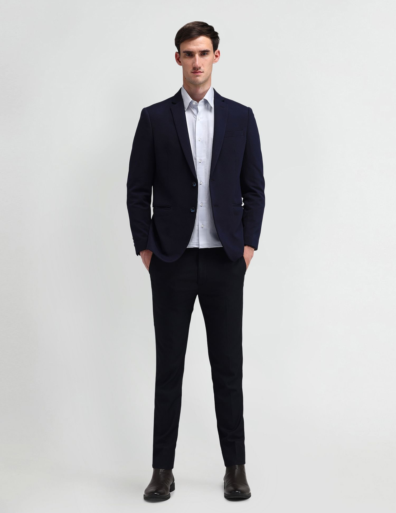 Arrow Windowpane Checked Cotton Shirt