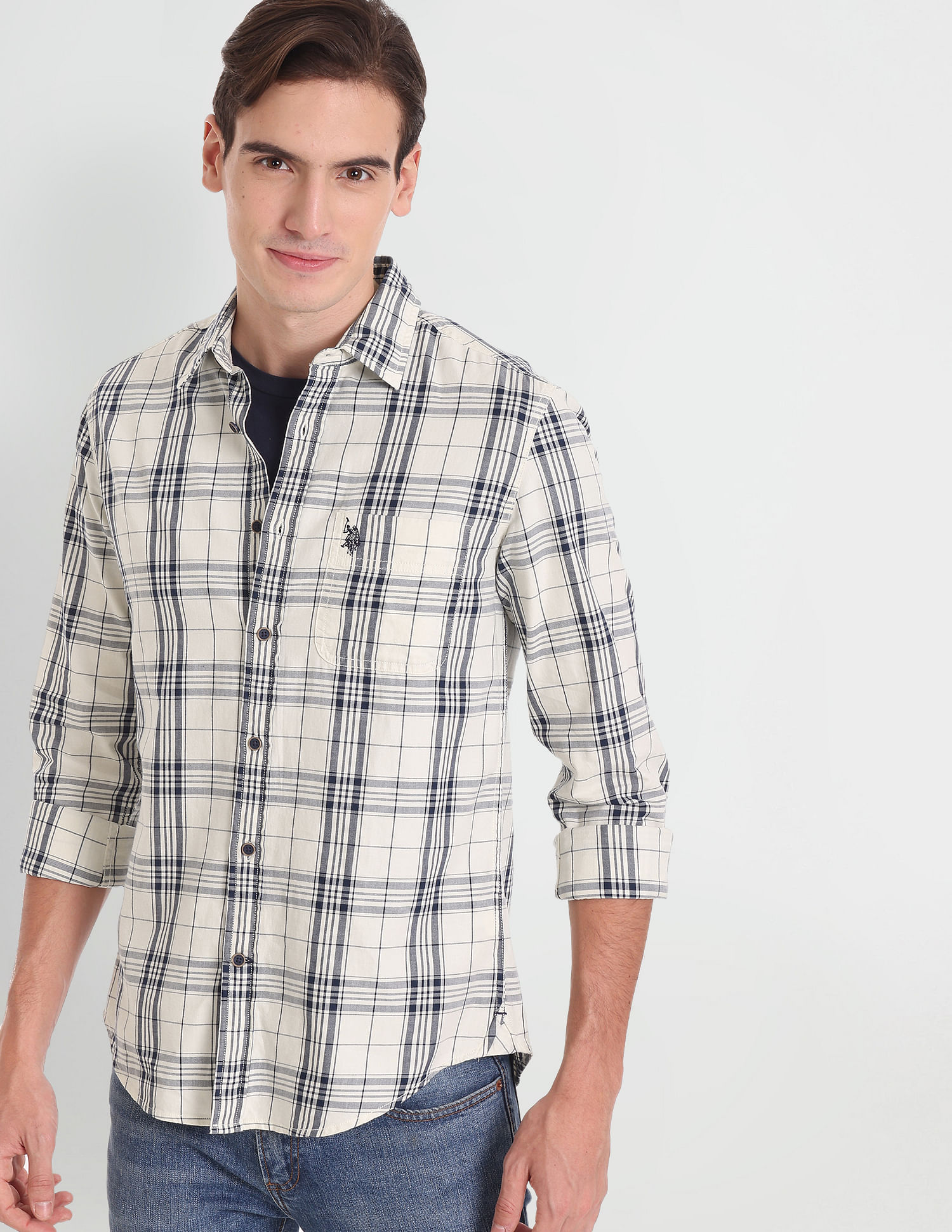 Buy U.S. Polo Assn. Denim Co. Outdoor Check Twill Shirt 