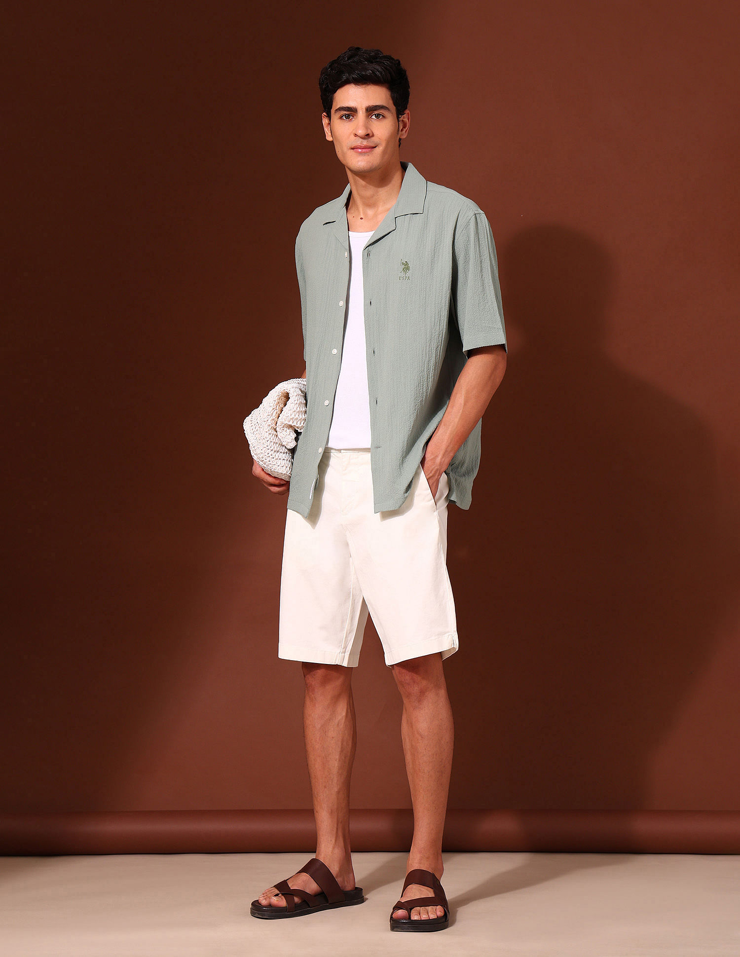 U.S. Polo Assn. Tailored Fit Poplin Shirt