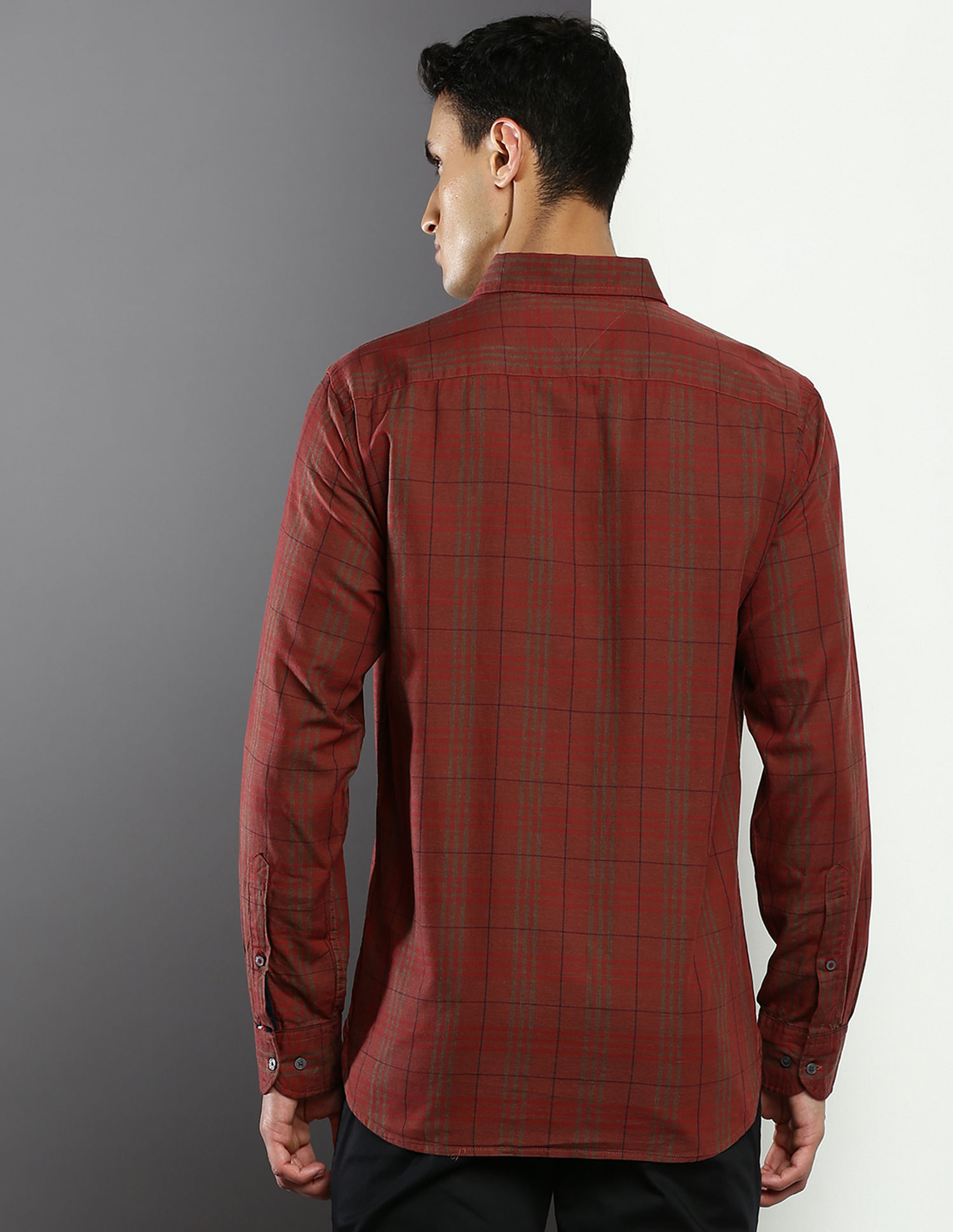 Tommy Hilfiger Tartan Check Cotton Casual Shirt