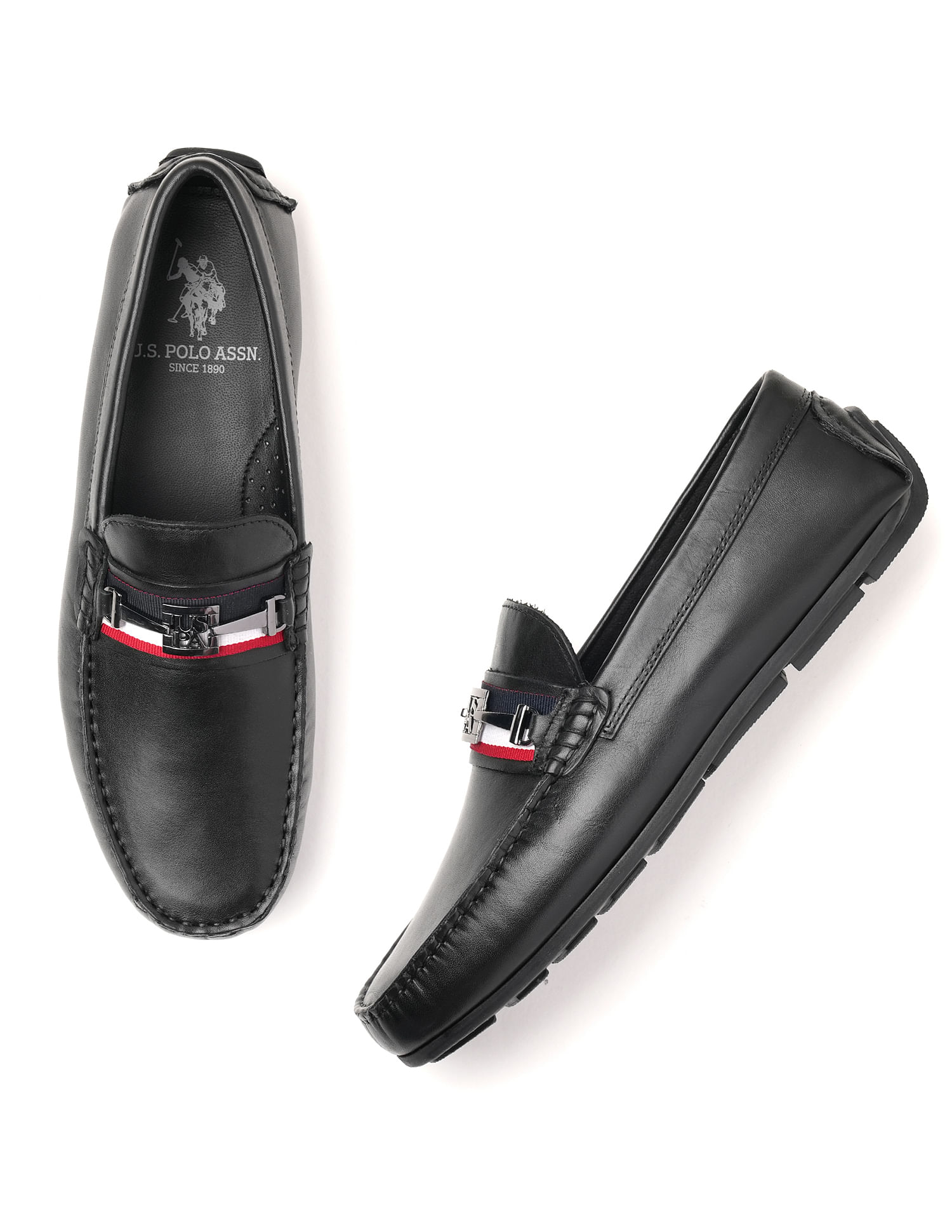 U.S. Polo Assn. Metallic Logo Patra Slip-Ons Loafers