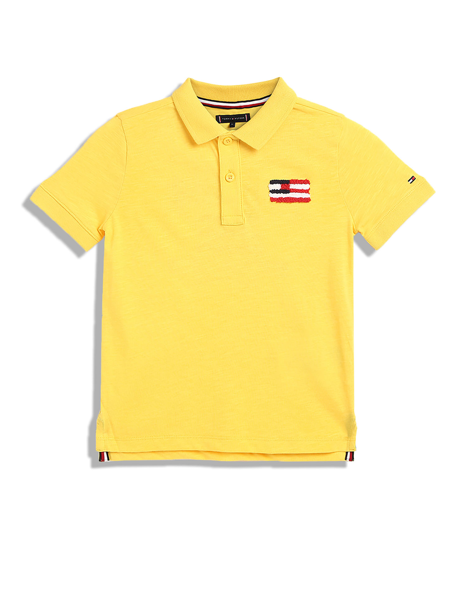 Tommy Hilfiger Kids Printed Regular Fit Polo T-Shirt