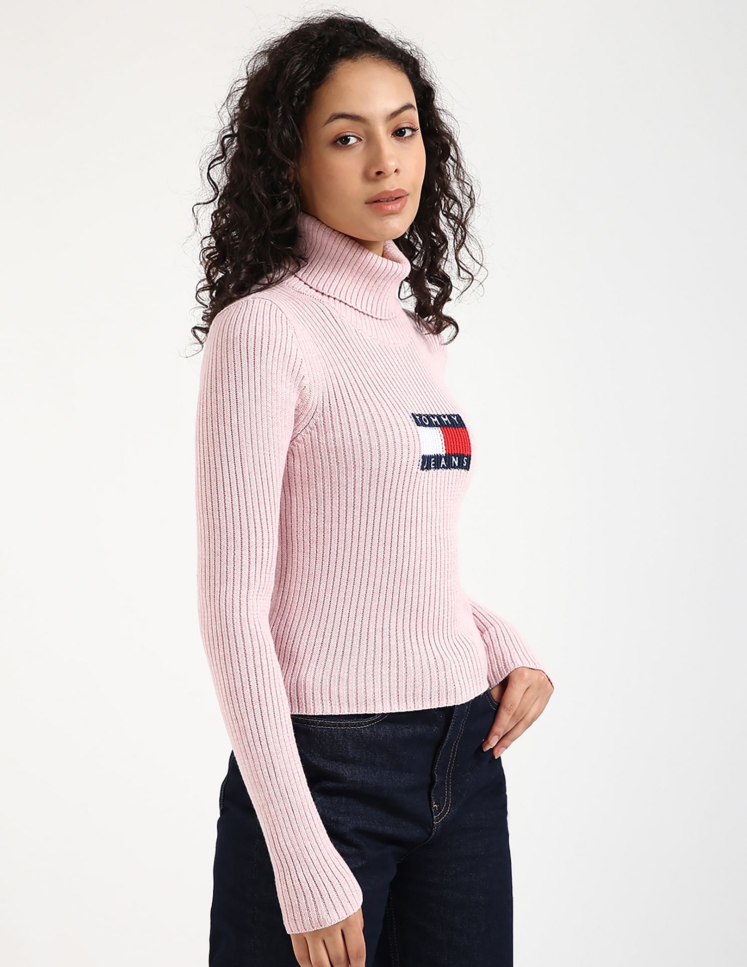 Tommy Hilfiger Kids Slim Fit Solid Sweater