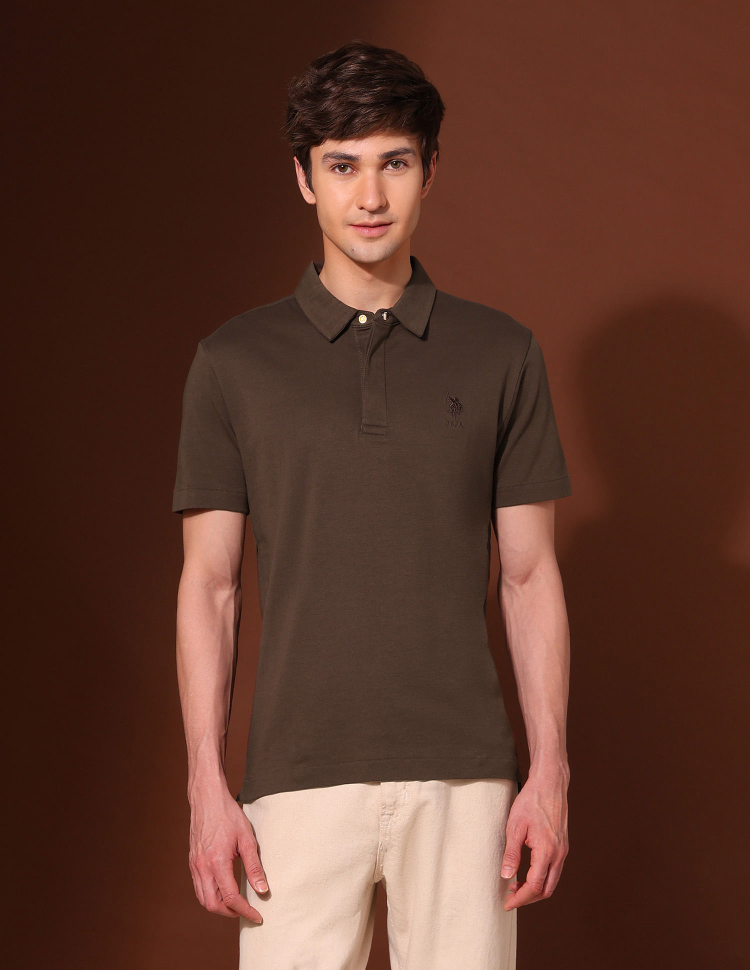 U.S. Polo Assn. Pure Cotton Work And Wander Polo Shirt