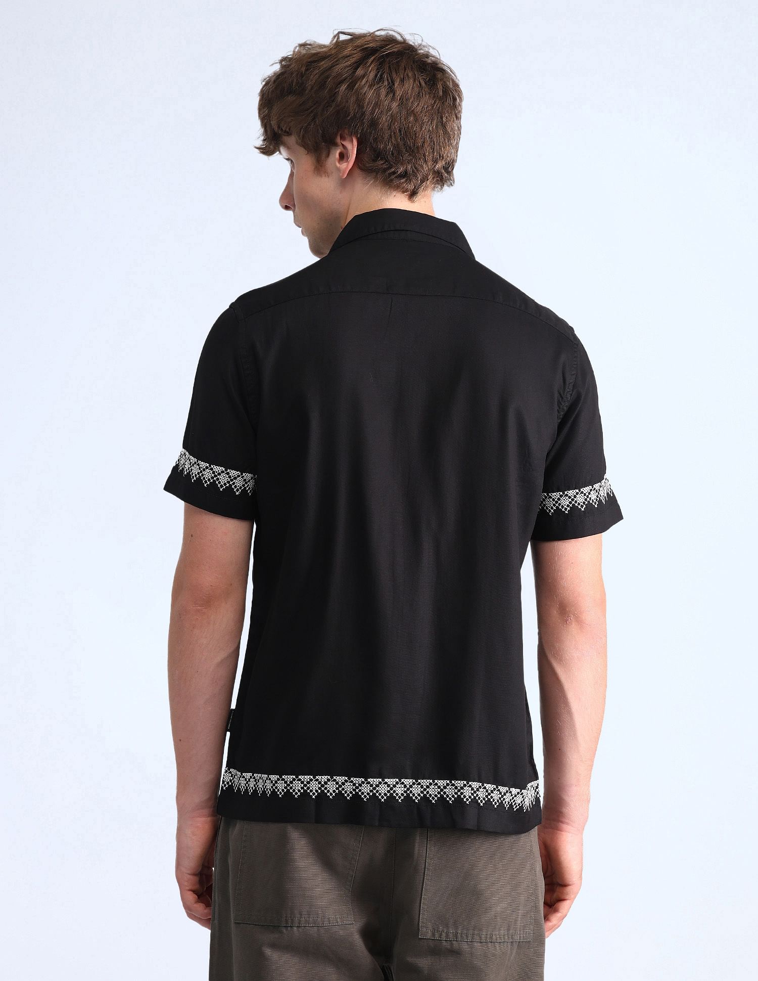 Flying Machine Regular Fit Twill Shirt