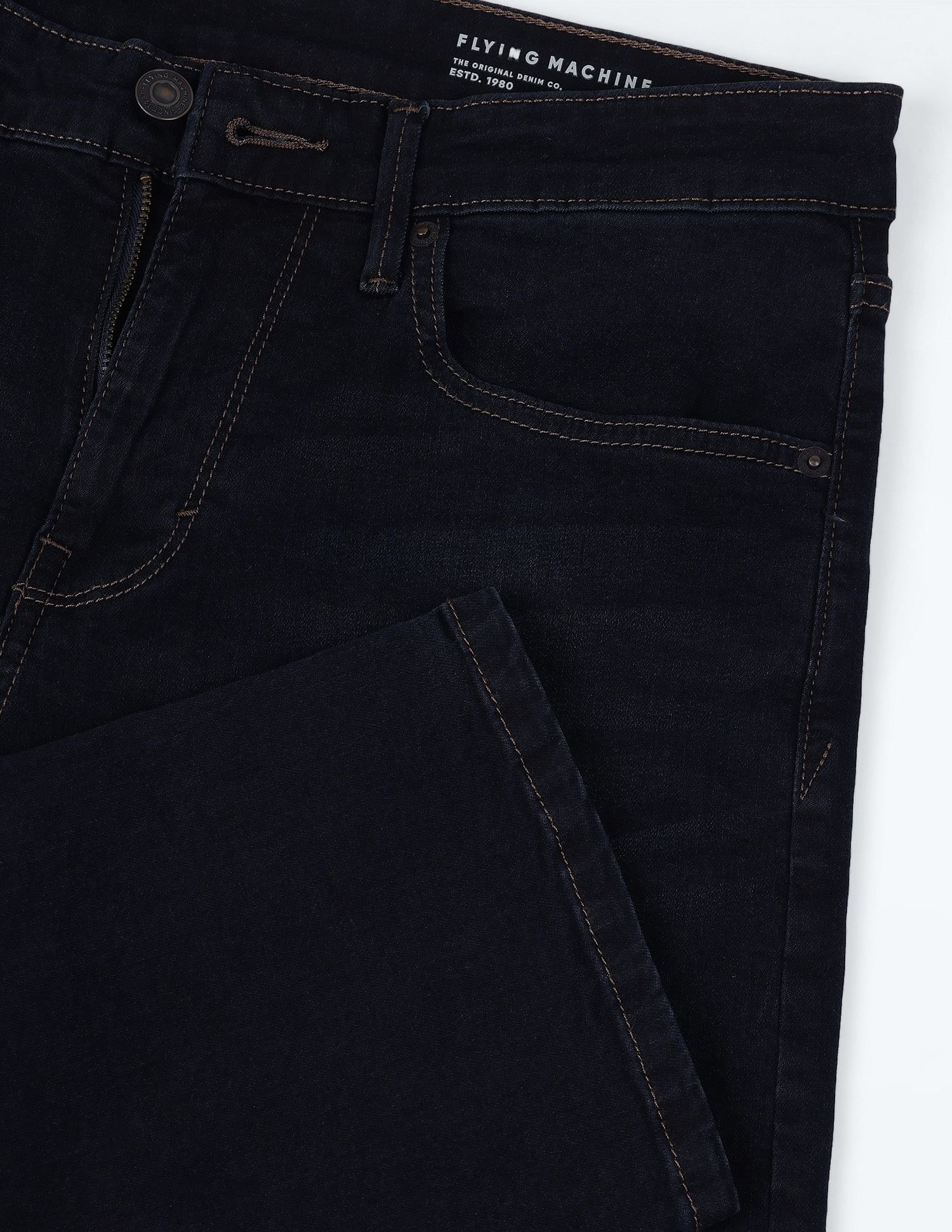 Flying Machine F-Jango Straight Fit Rinsed Jeans
