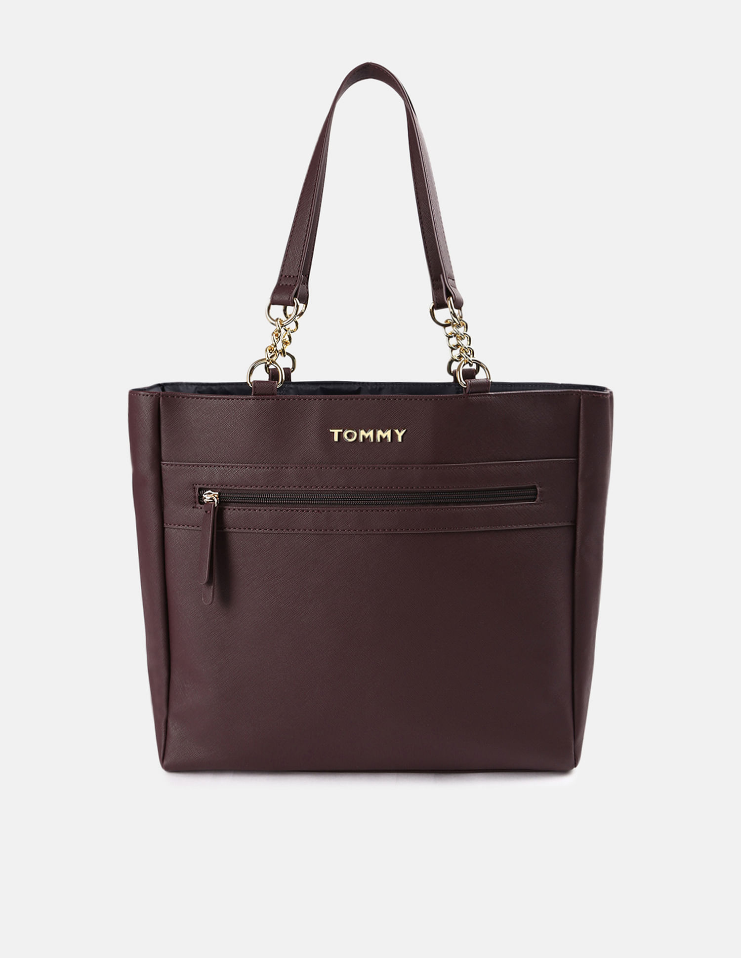 TOMMY HILFIGER shops burgundy TOTE Shopper bag