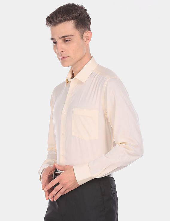 Buy Yellow Shirts for Men by LOUIS PHILIPPE Online