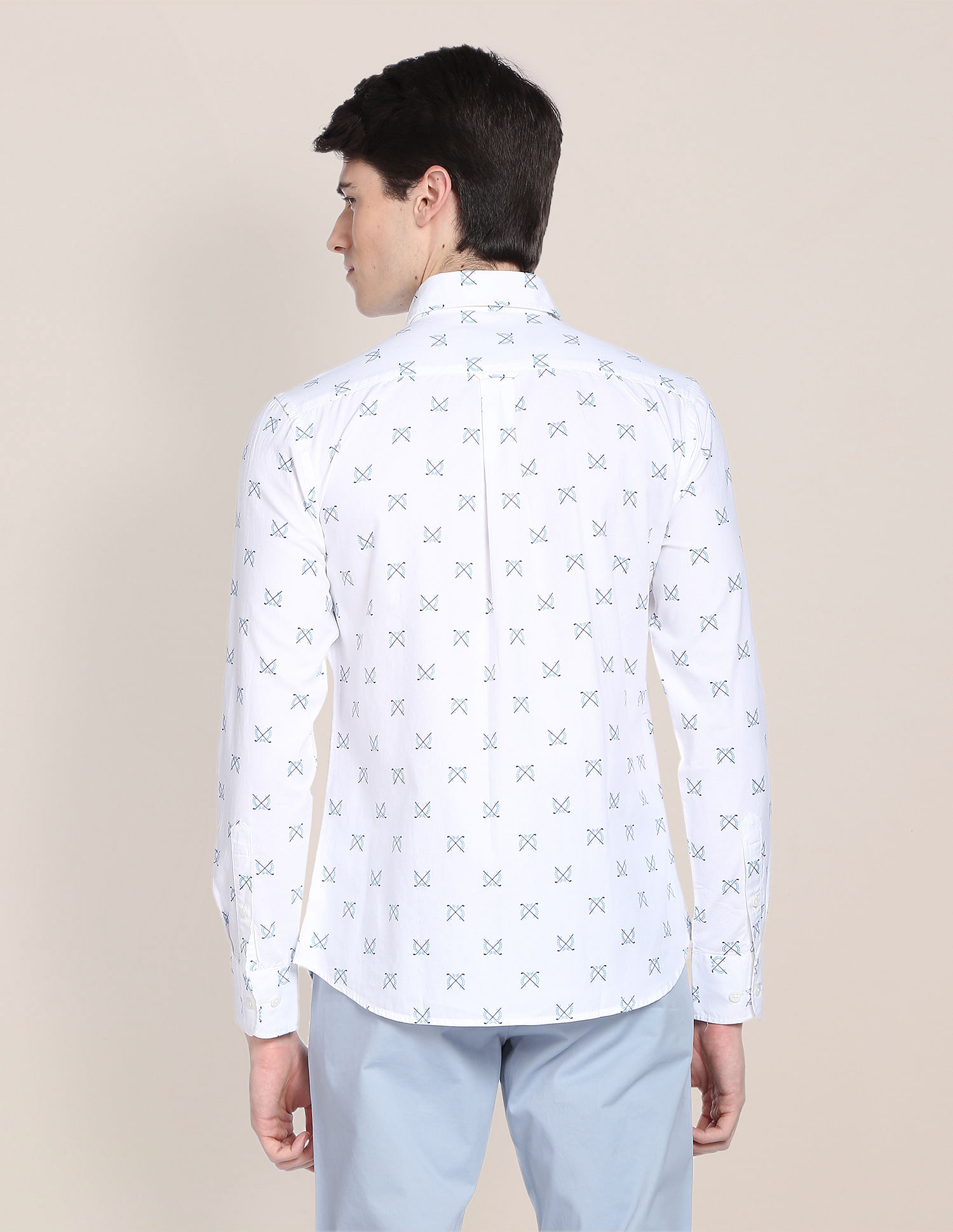 U.S. Polo Assn. Matt Print Dobby Shirt