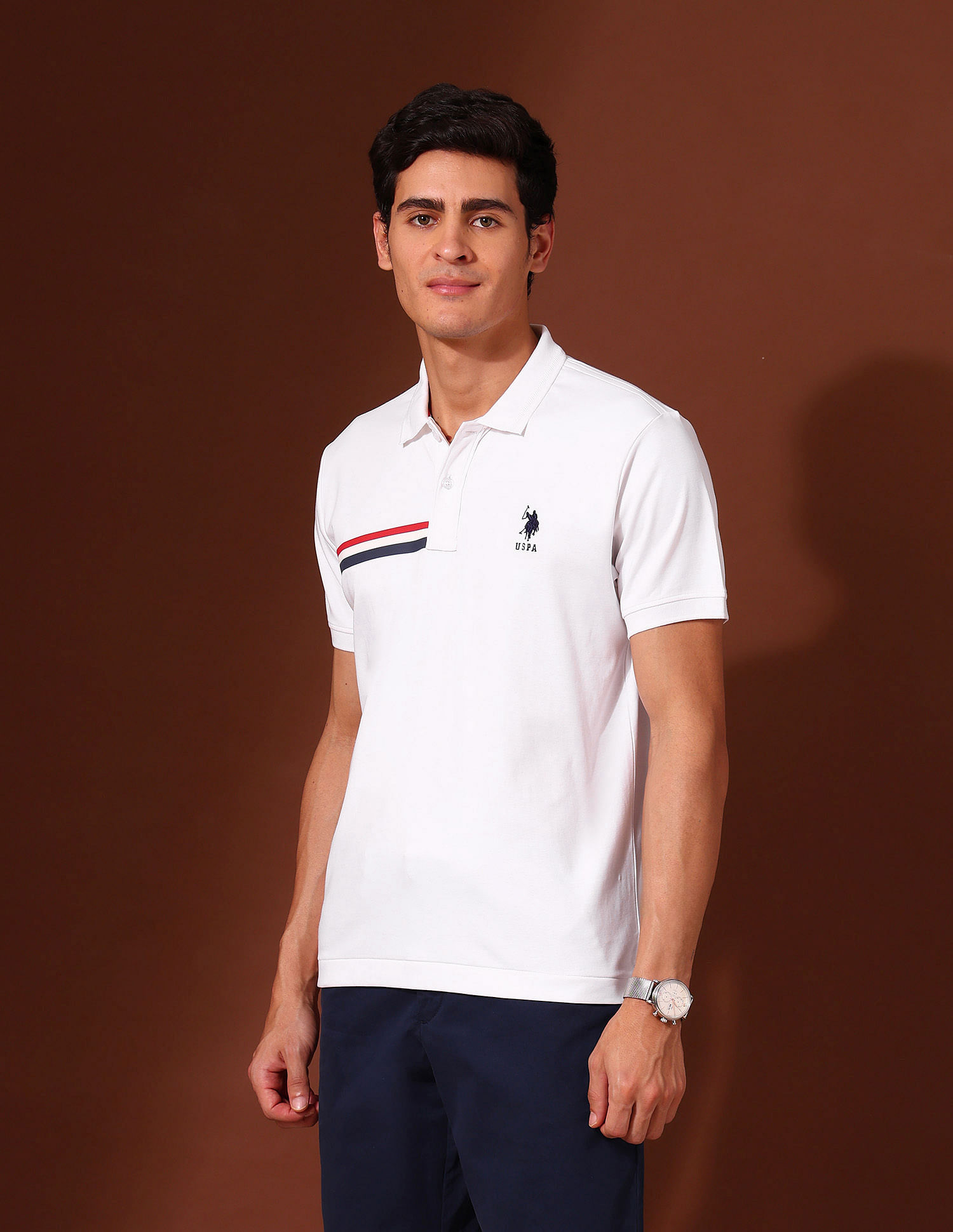 U.S. Polo Assn. Solid Working Holiday Polo Shirt