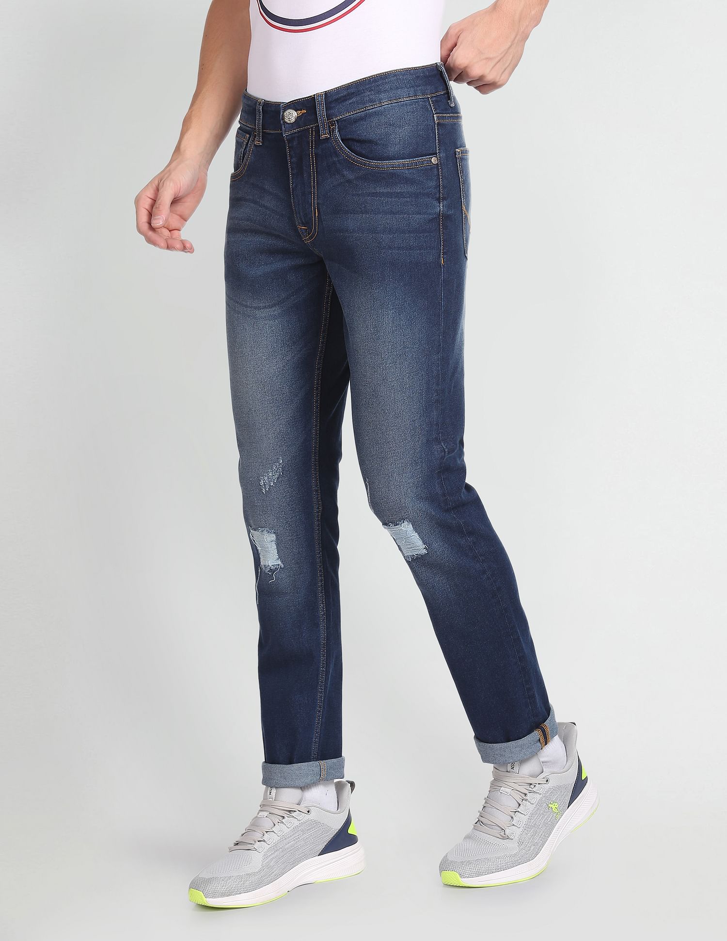 U.S. Polo Assn. Denim Co. Slim Tapered Fit Blue Jeans