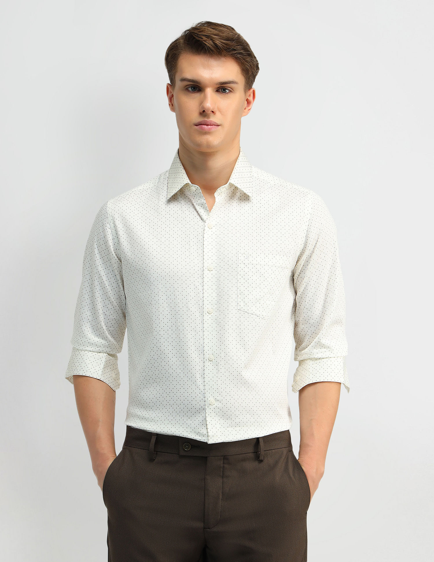 Arrow Manhattan Slim Cotton Shirt